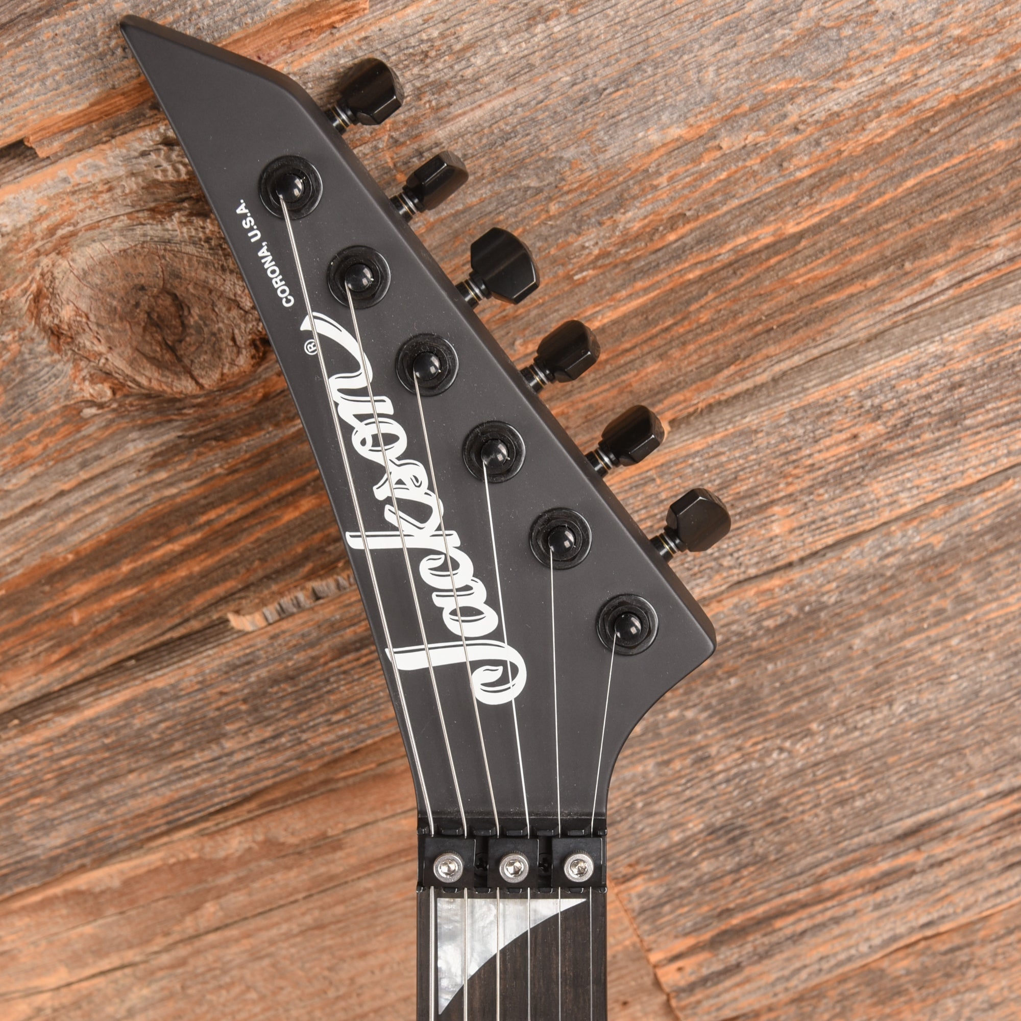 Jackson American Series Rhoads RR24 Satin Black Electric Guitars / Solid Body