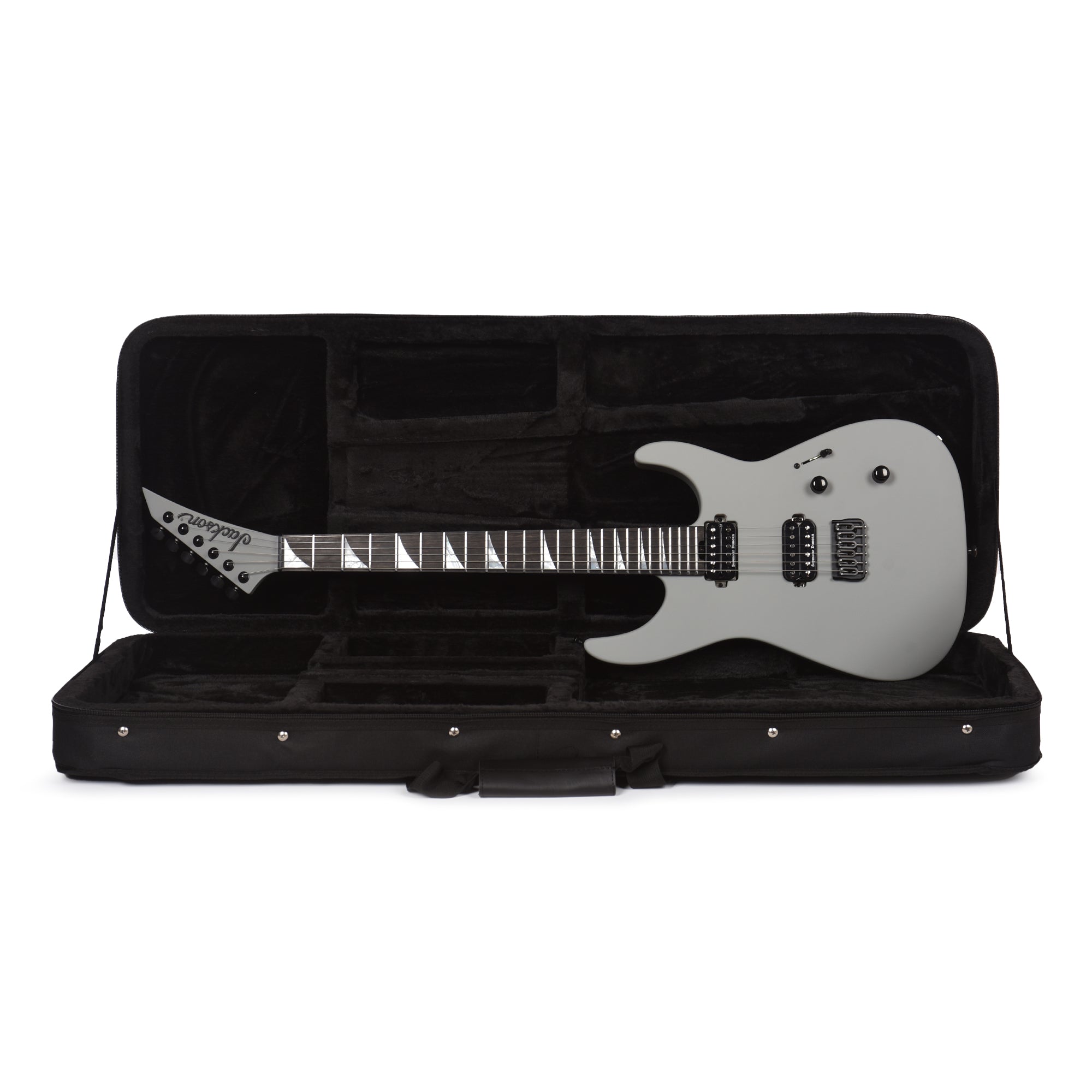 Jackson American Series Soloist SL2 DX HT Satin Porsche Gray Electric Guitars / Solid Body