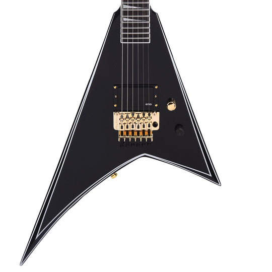 Jackson Concept Series Limited Edition Rhoads RR24 FR H Black with White Pinstripes Electric Guitars / Solid Body
