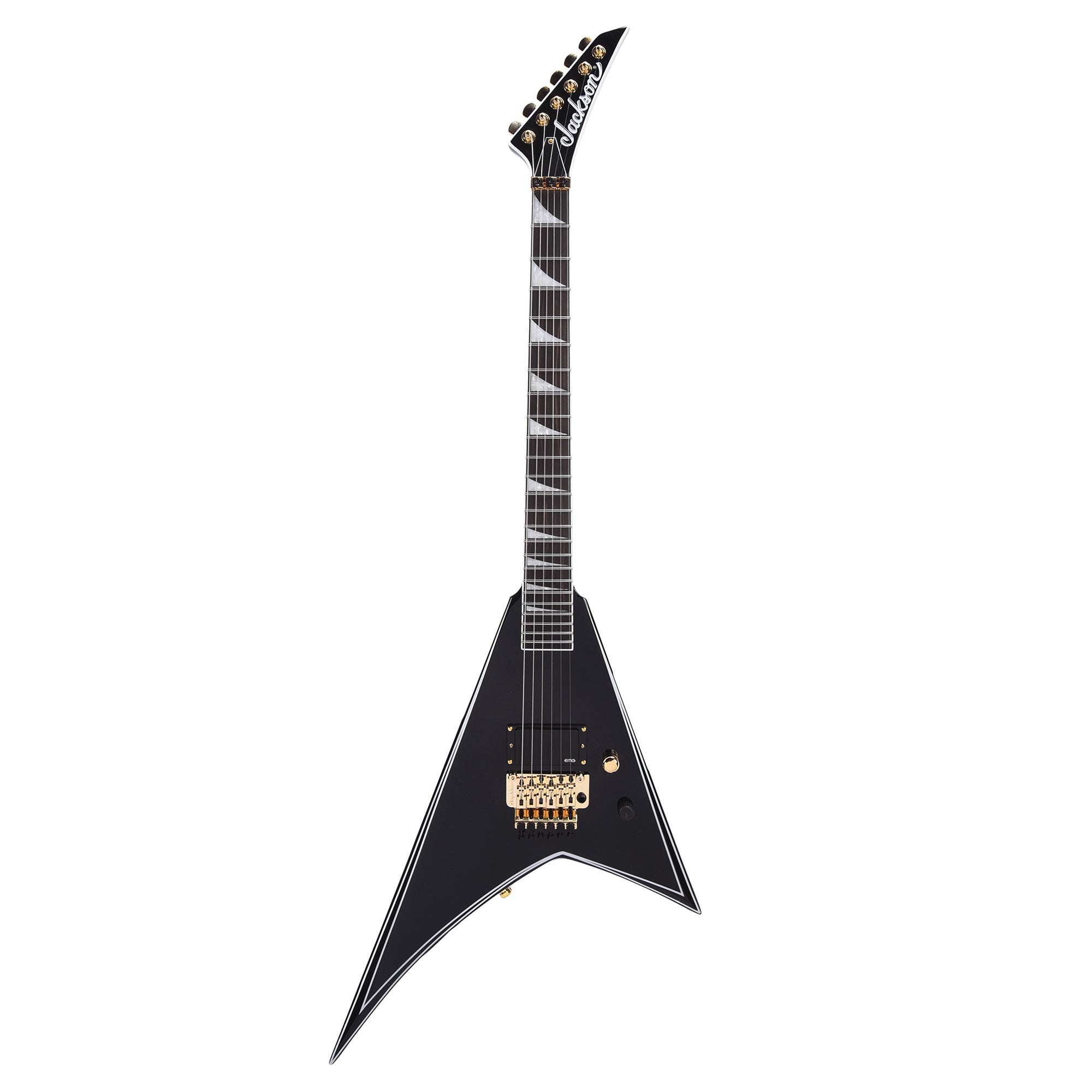 Jackson Concept Series Limited Edition Rhoads RR24 FR H Black with White Pinstripes Electric Guitars / Solid Body
