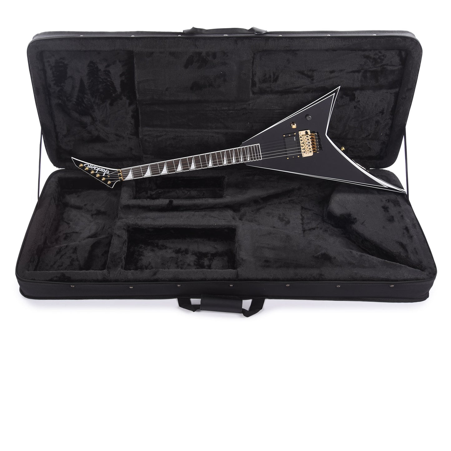 Jackson Concept Series Limited Edition Rhoads RR24 FR H Black with White Pinstripes Electric Guitars / Solid Body