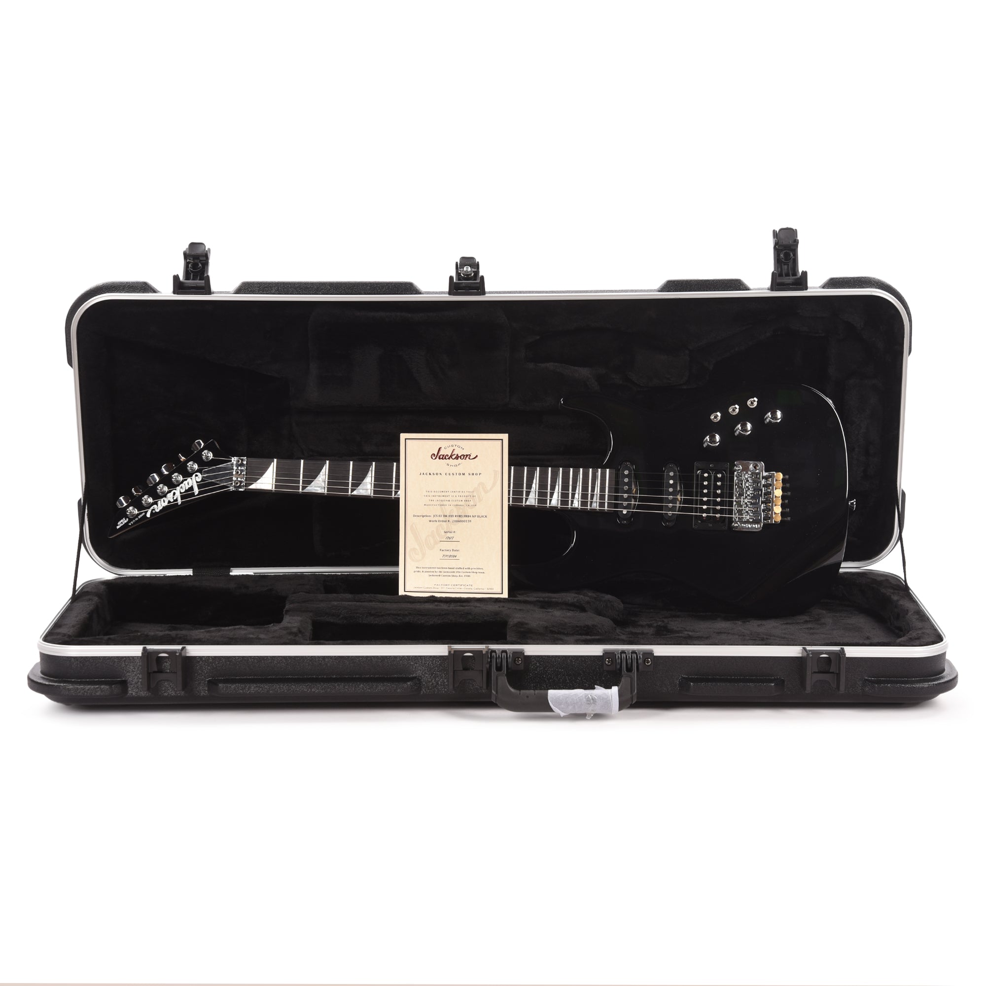 Jackson Custom Shop 1982 Dinky Nitro Pristine Black Electric Guitars / Solid Body