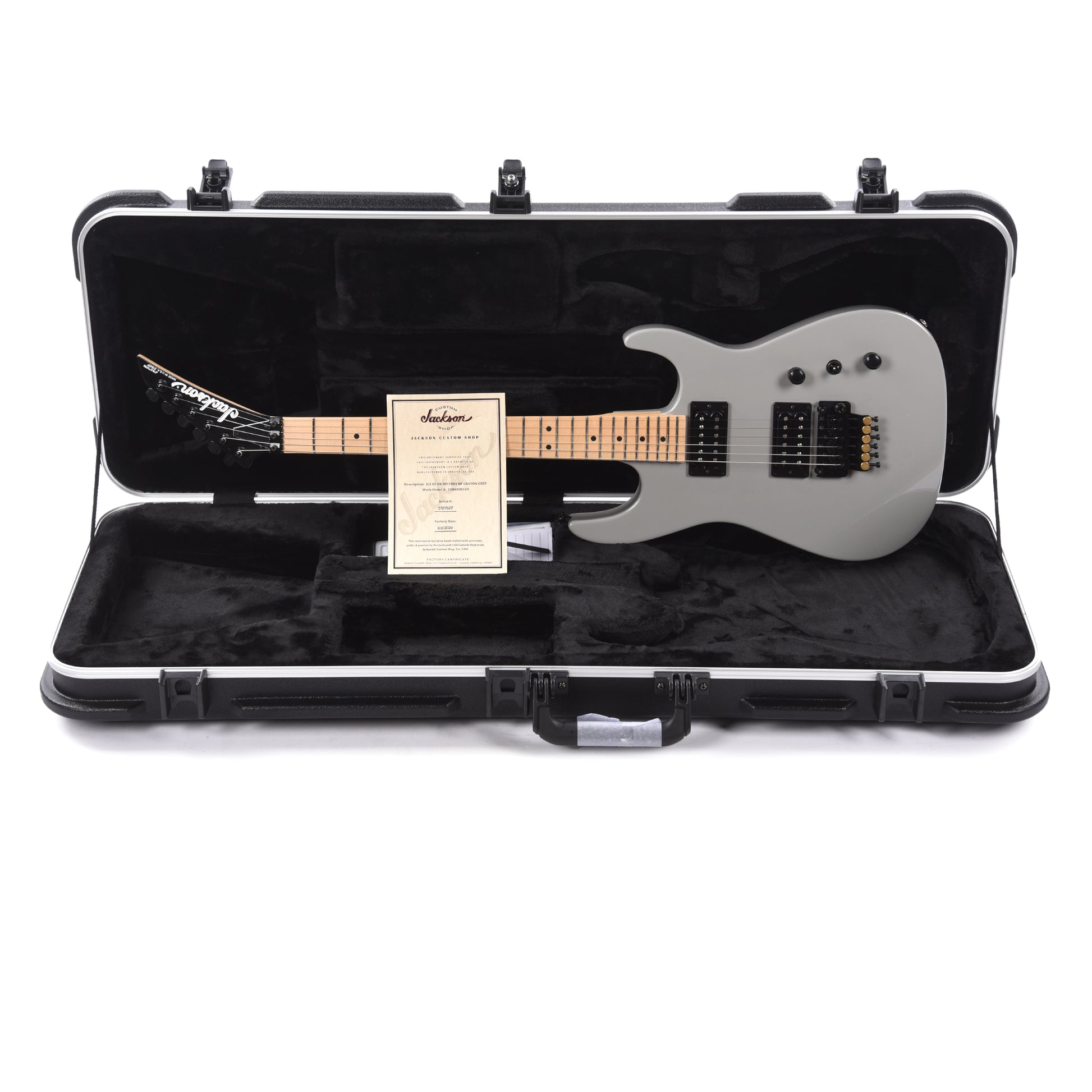 Jackson Custom Shop 1982 Dinky Nitro Pristine Crayon Grey Electric Guitars / Solid Body