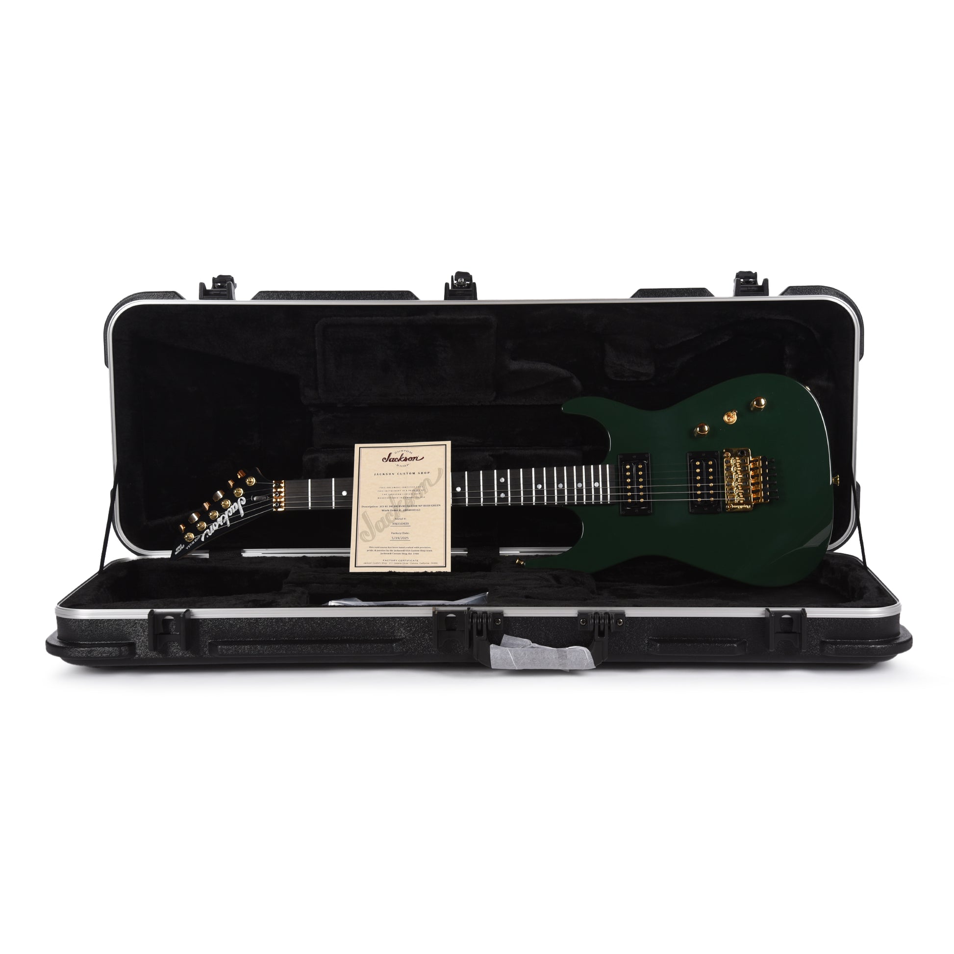 Jackson Custom Shop 1982 Dinky Nitro Pristine Irish Green w/Gold Hardware Electric Guitars / Solid Body