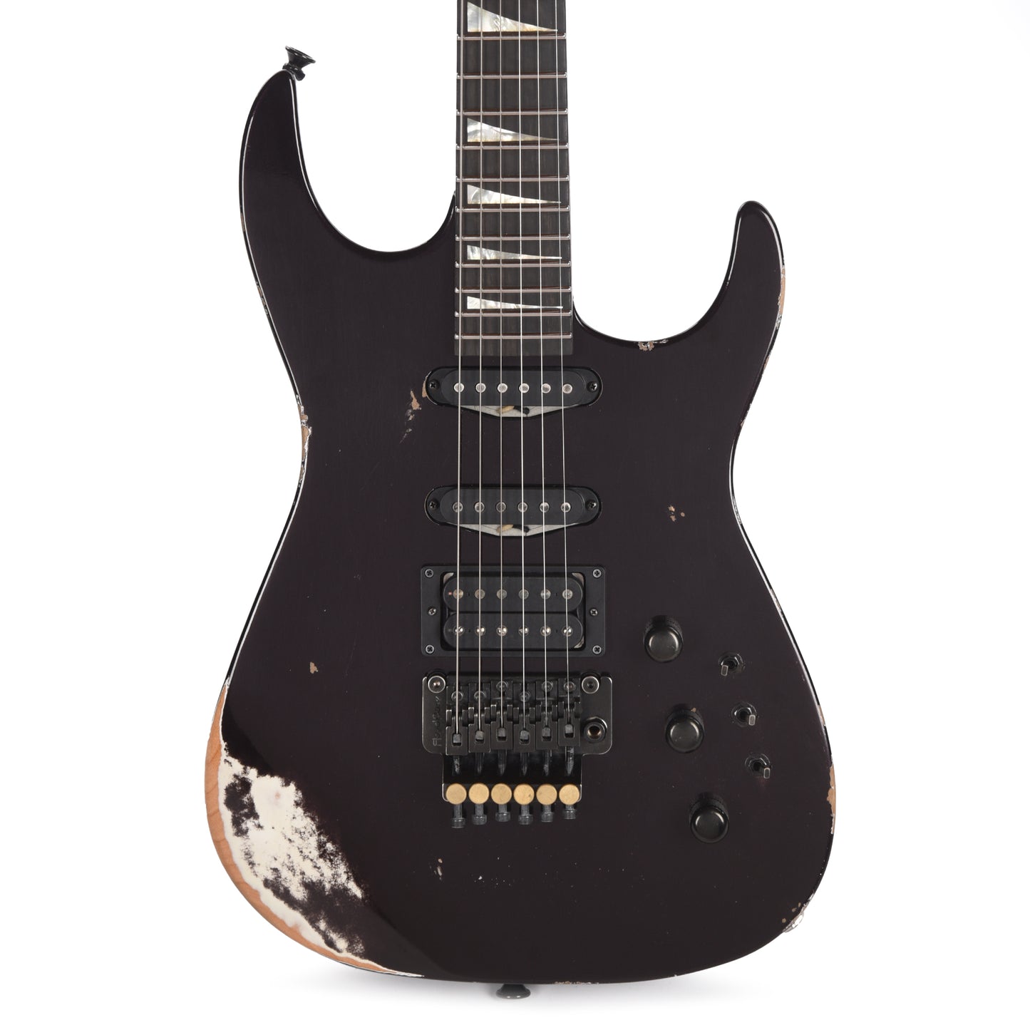 Jackson Custom Shop 1982 Dinky Nitro Relic Club Amethyst Metallic Electric Guitars / Solid Body
