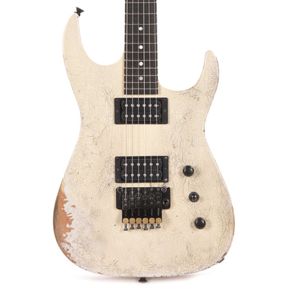 Jackson Custom Shop 1982 Dinky Nitro Relic Studio Super Aged Snow White Pearl Electric Guitars / Solid Body