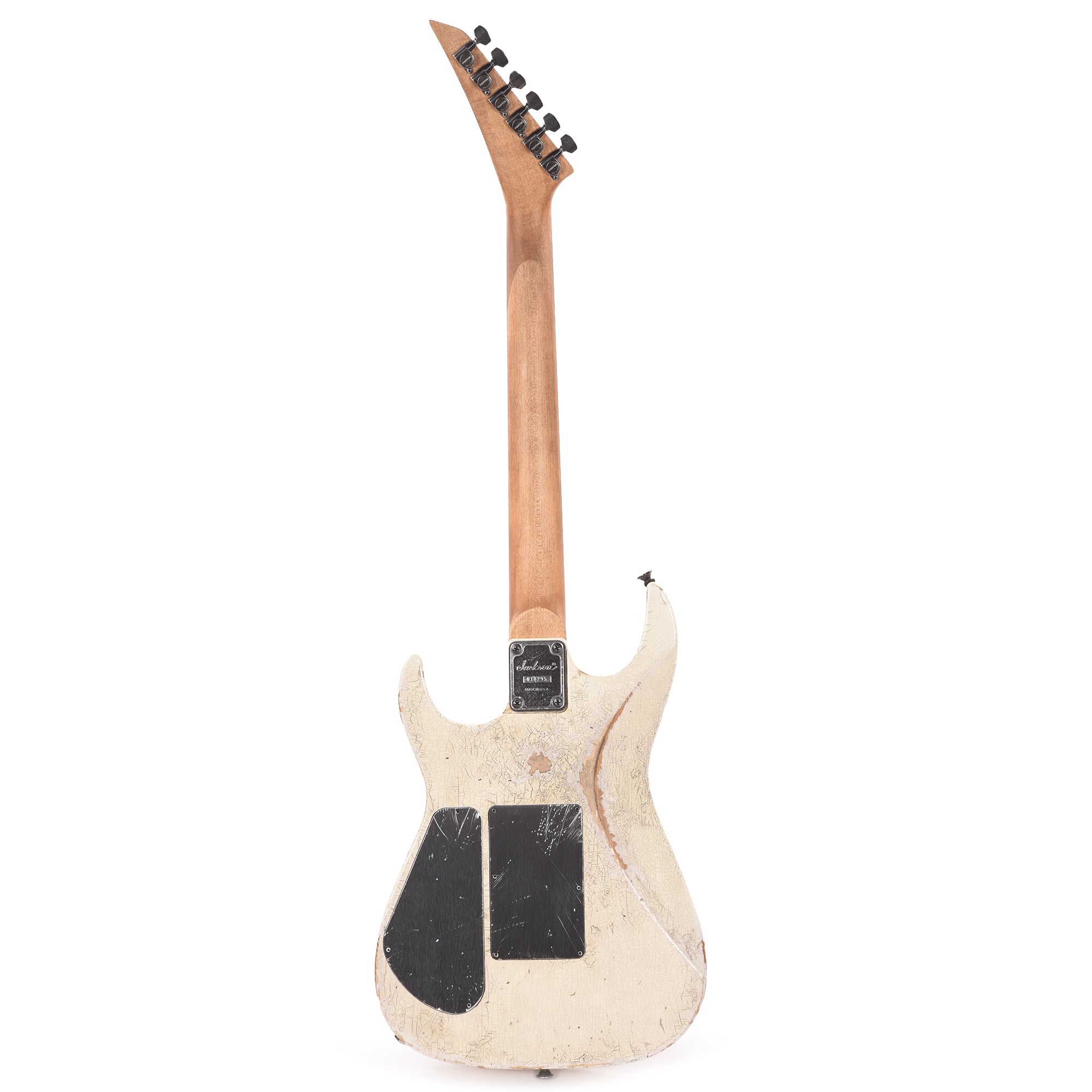 Jackson Custom Shop 1982 Dinky Nitro Relic Studio Super Aged Snow White Pearl Electric Guitars / Solid Body
