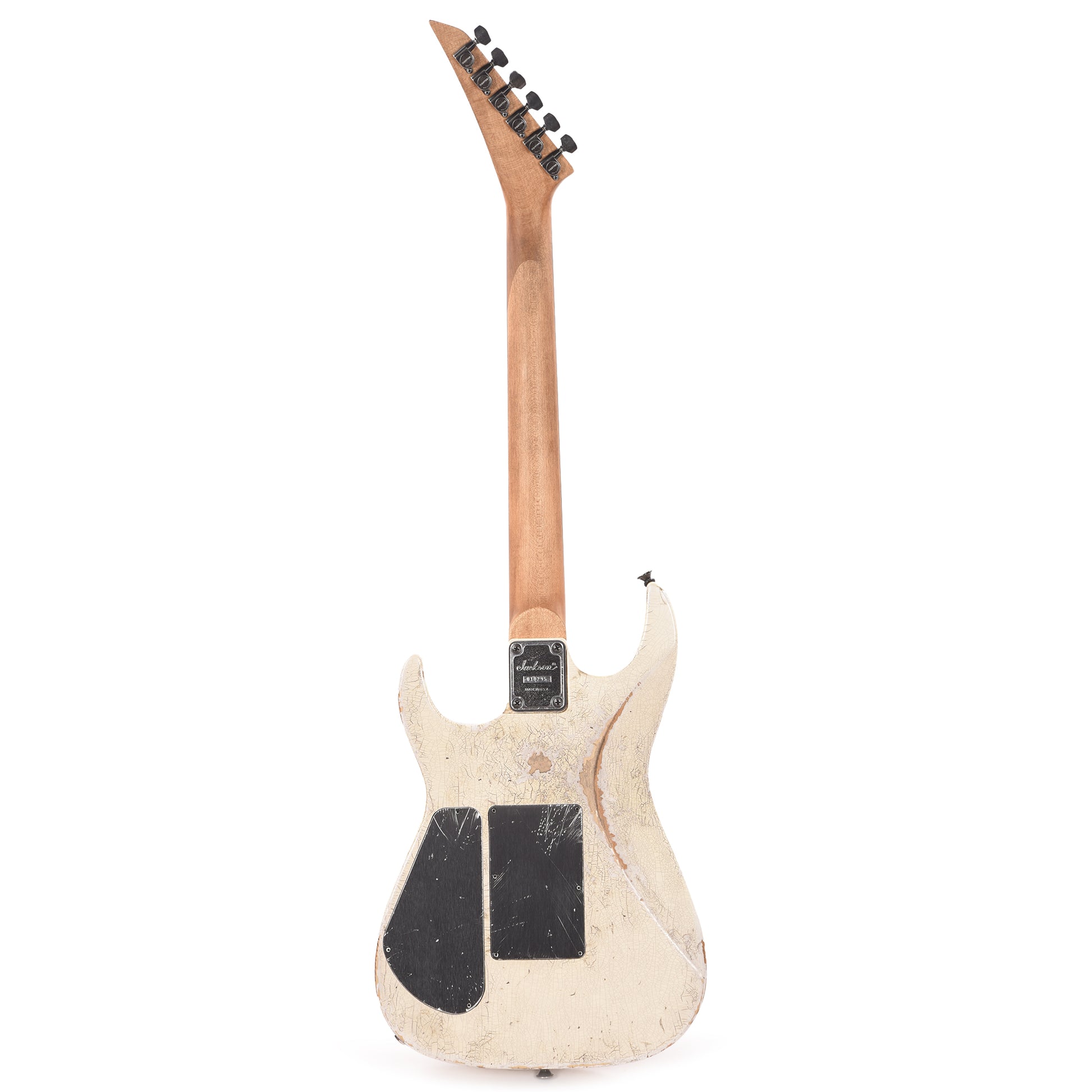 Jackson Custom Shop 1982 Dinky Nitro Relic Studio Super Aged Snow White Pearl Electric Guitars / Solid Body