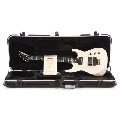 Jackson Custom Shop 1982 Dinky Nitro Relic Studio Super Aged Snow White Pearl Electric Guitars / Solid Body