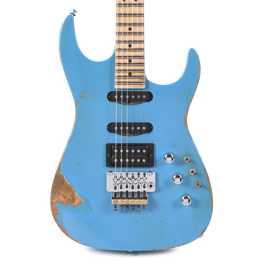 Jackson Custom Shop 1982 Dinky Nitro Relic Tour Robin's Egg Blue Electric Guitars / Solid Body