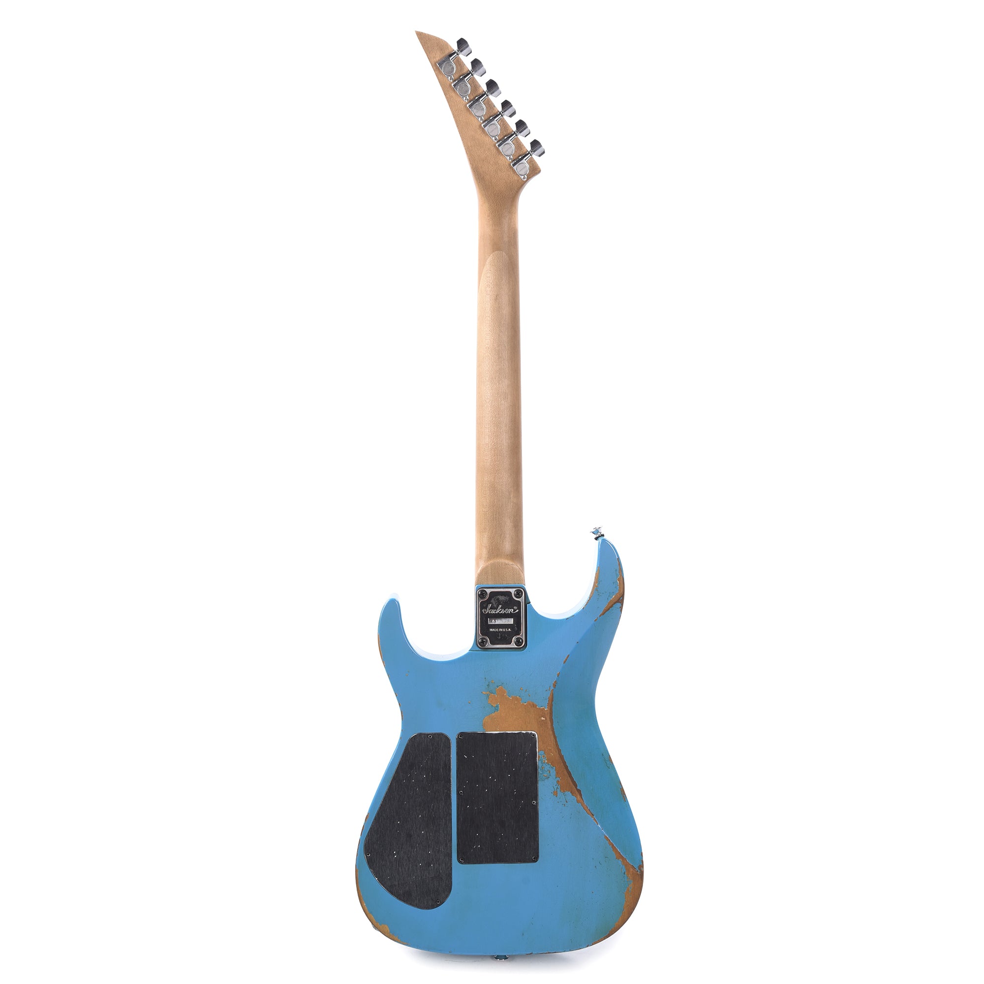 Jackson Custom Shop 1982 Dinky Nitro Relic Tour Robin's Egg Blue Electric Guitars / Solid Body