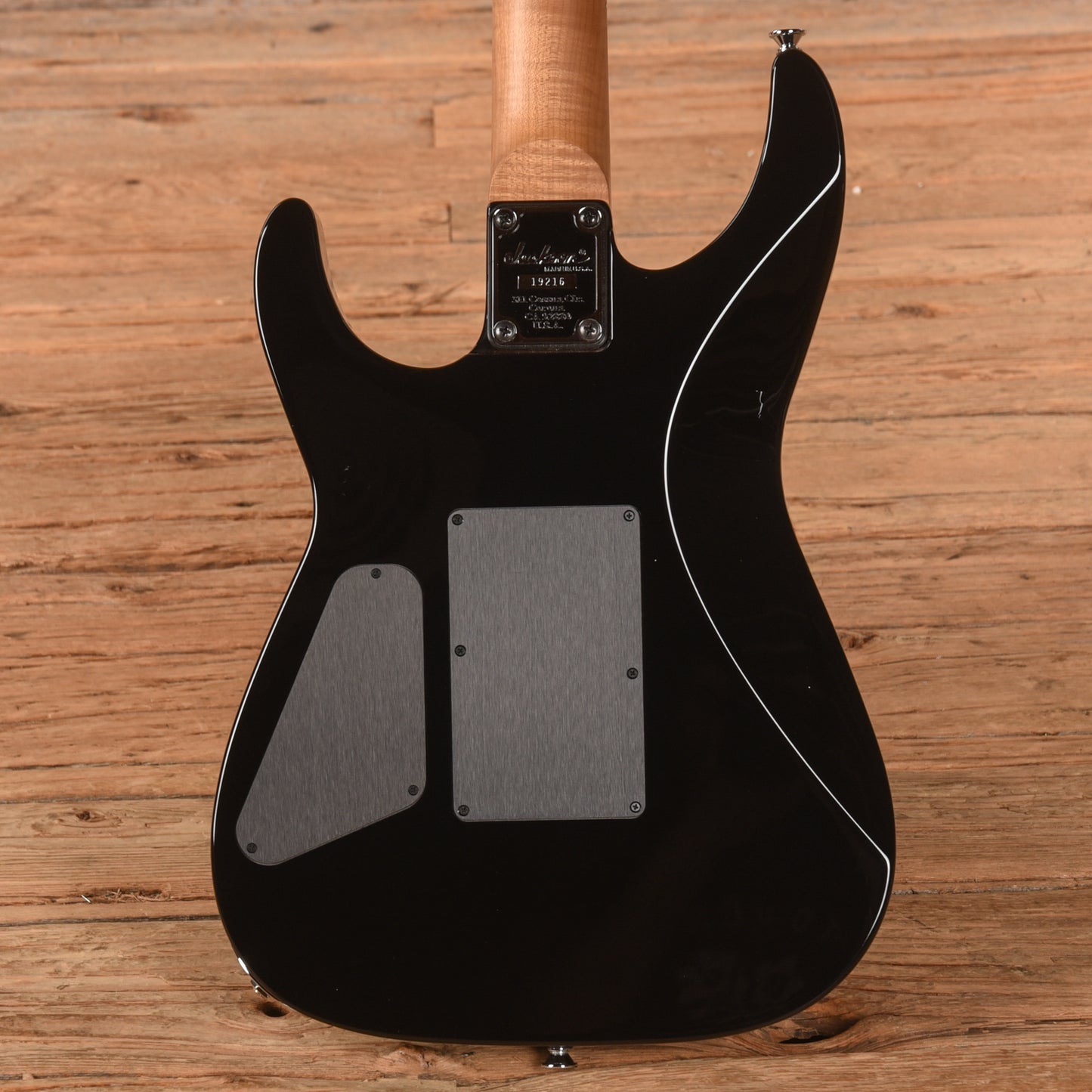 Jackson Custom Shop Dinky HSH FR Black Electric Guitars / Solid Body