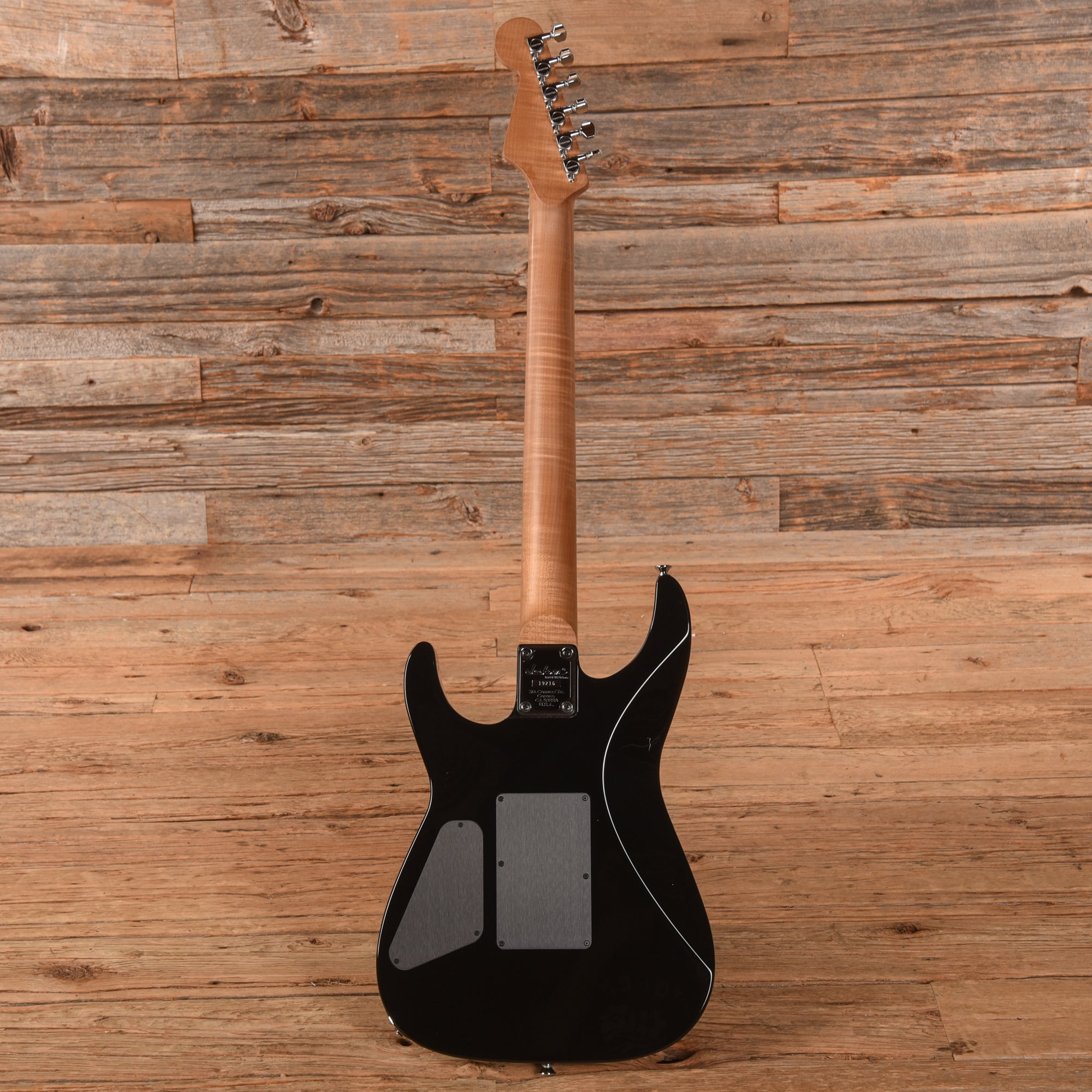 Jackson Custom Shop Dinky HSH FR Black Electric Guitars / Solid Body
