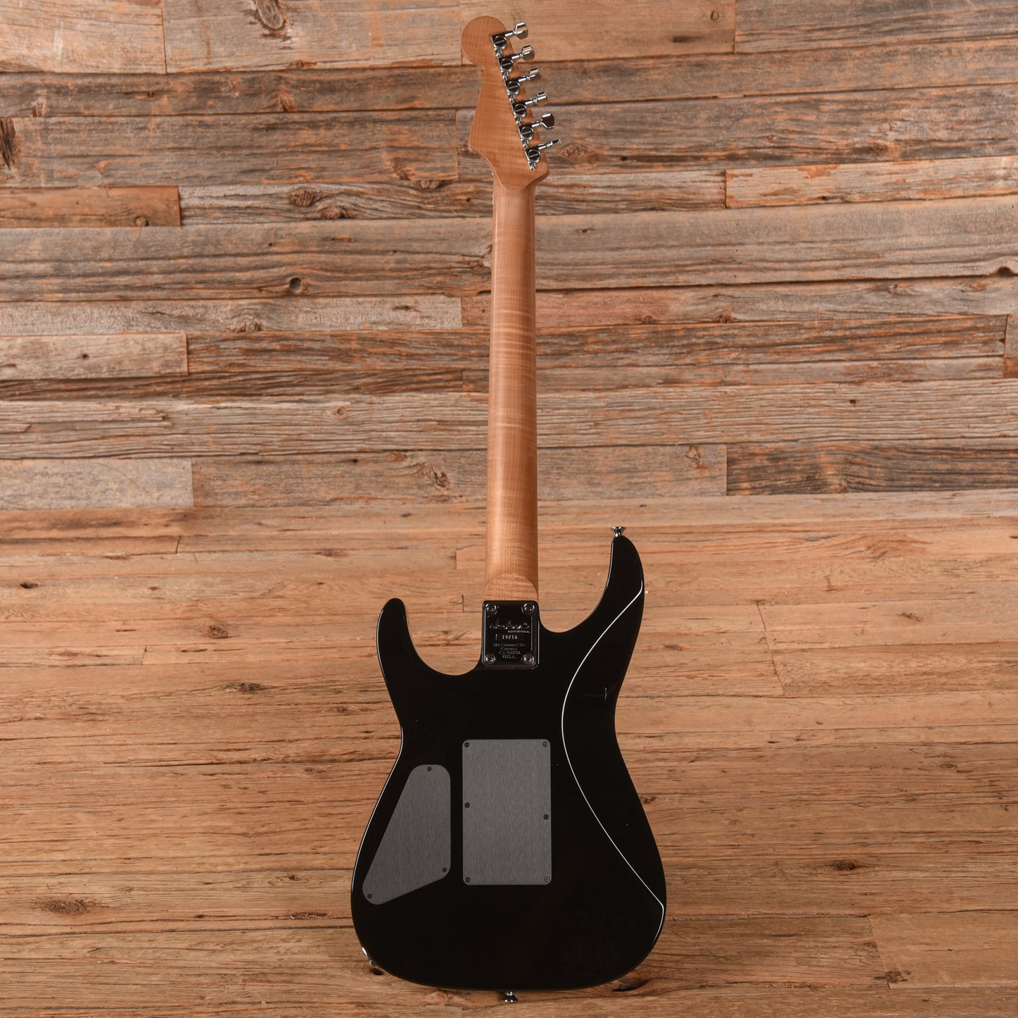 Jackson Custom Shop Dinky HSH FR Black Electric Guitars / Solid Body