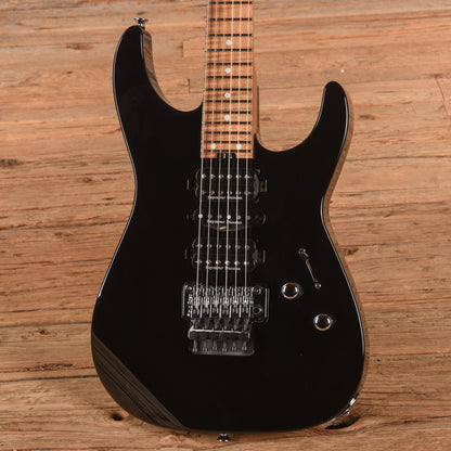 Jackson Custom Shop Dinky HSH FR Black Electric Guitars / Solid Body