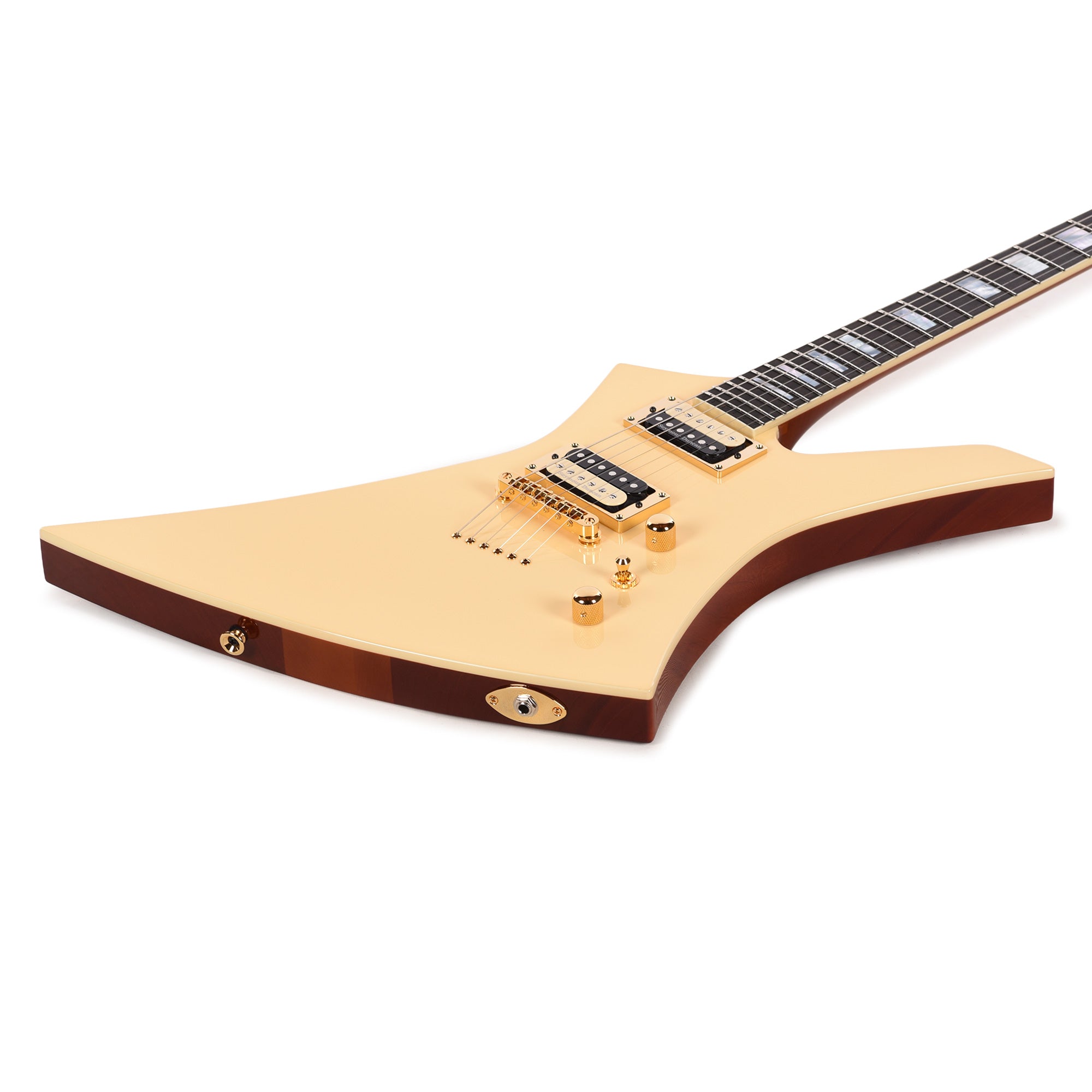 Jackson Custom Shop Kelly 2H TOM Vintage White Electric Guitars / Solid Body