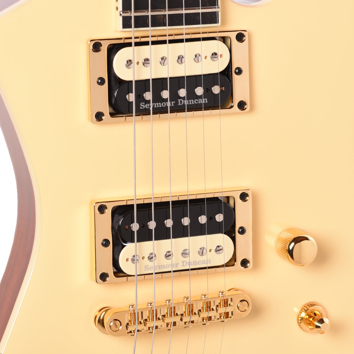 Jackson Custom Shop Kelly 2H TOM Vintage White Electric Guitars / Solid Body