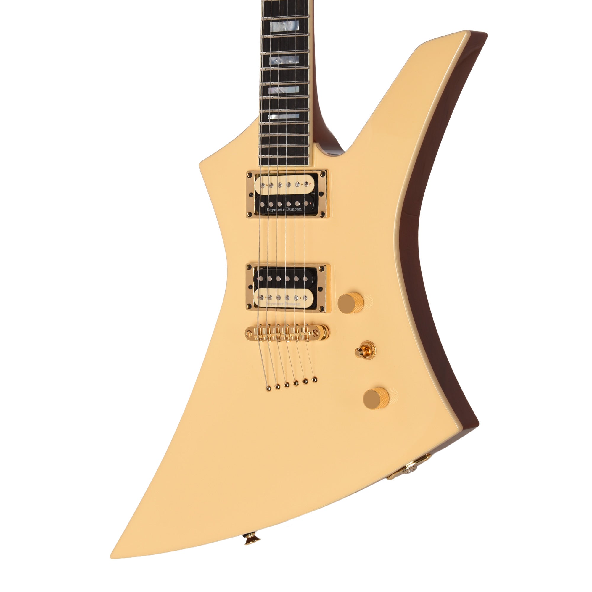 Jackson Custom Shop Kelly 2H TOM Vintage White Electric Guitars / Solid Body