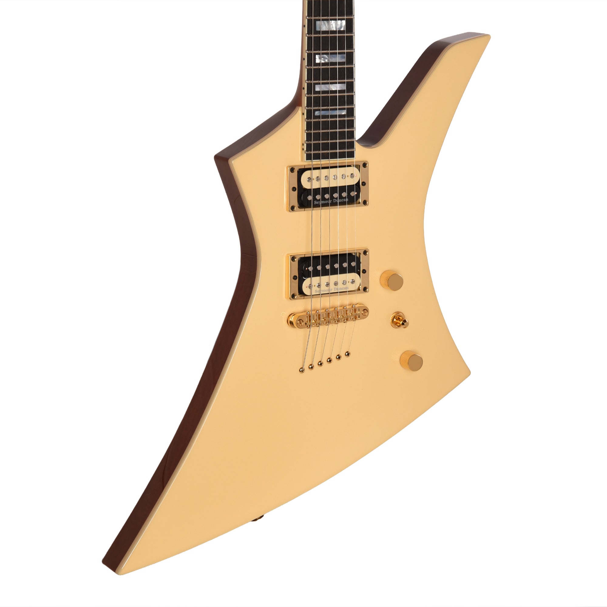 Jackson Custom Shop Kelly 2H TOM Vintage White Electric Guitars / Solid Body