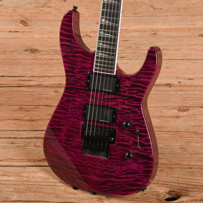 Jackson Custom Shop SL2H QMT Transparent Purple 2018 Electric Guitars / Solid Body