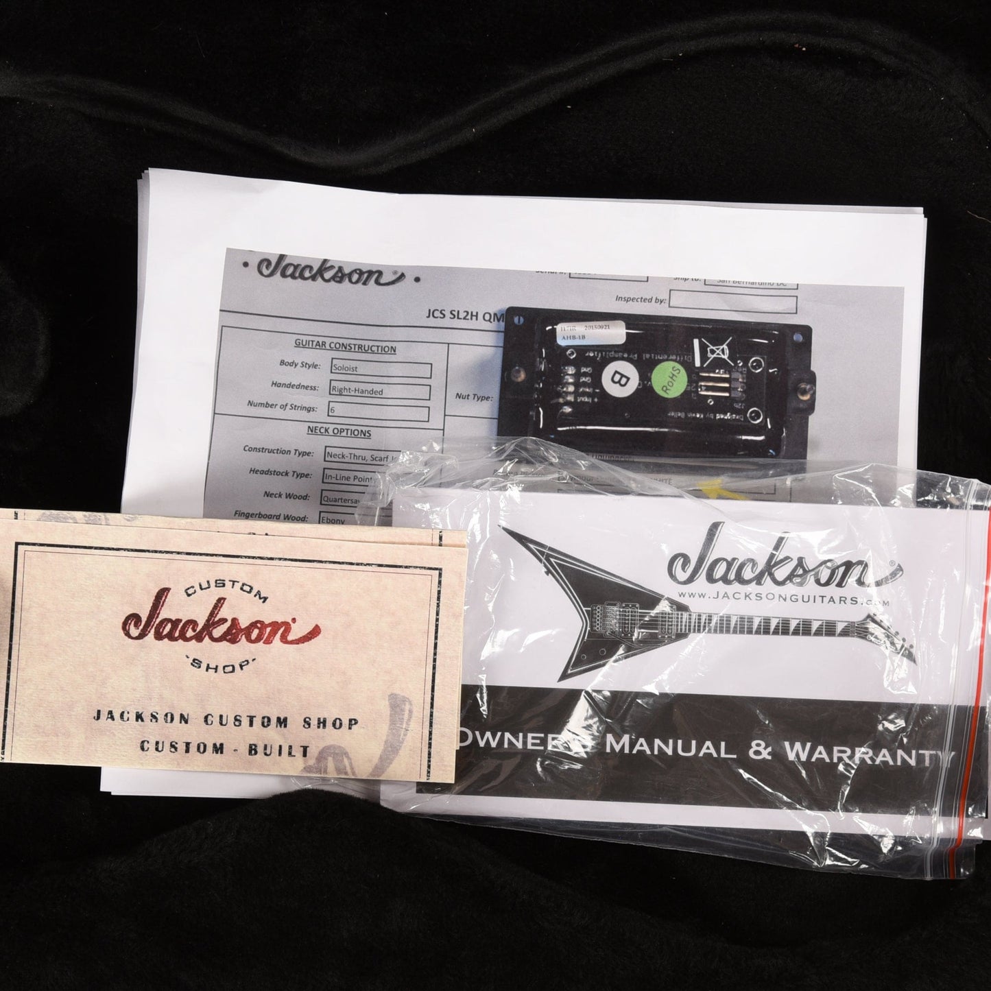 Jackson Custom Shop SL2H QMT Transparent Purple 2018 Electric Guitars / Solid Body