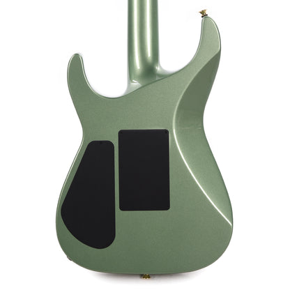 Jackson Custom Shop Soloist 2H FR Sage Green Metallic Electric Guitars / Solid Body