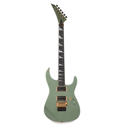 Jackson Custom Shop Soloist 2H FR Sage Green Metallic Electric Guitars / Solid Body