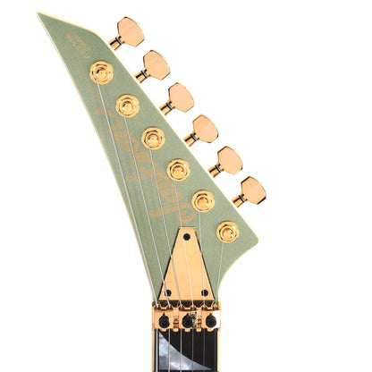 Jackson Custom Shop Soloist 2H FR Sage Green Metallic Electric Guitars / Solid Body