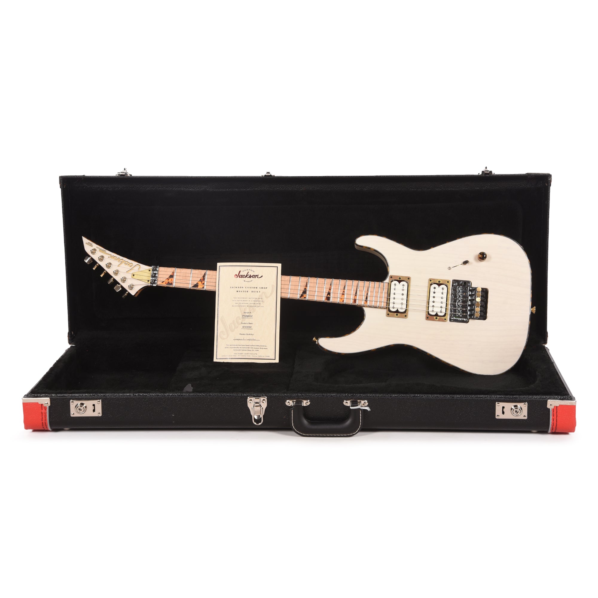 Jackson Custom Shop Soloist 2H FR White Blonde Master Built by Pasquale Campolattano Electric Guitars / Solid Body