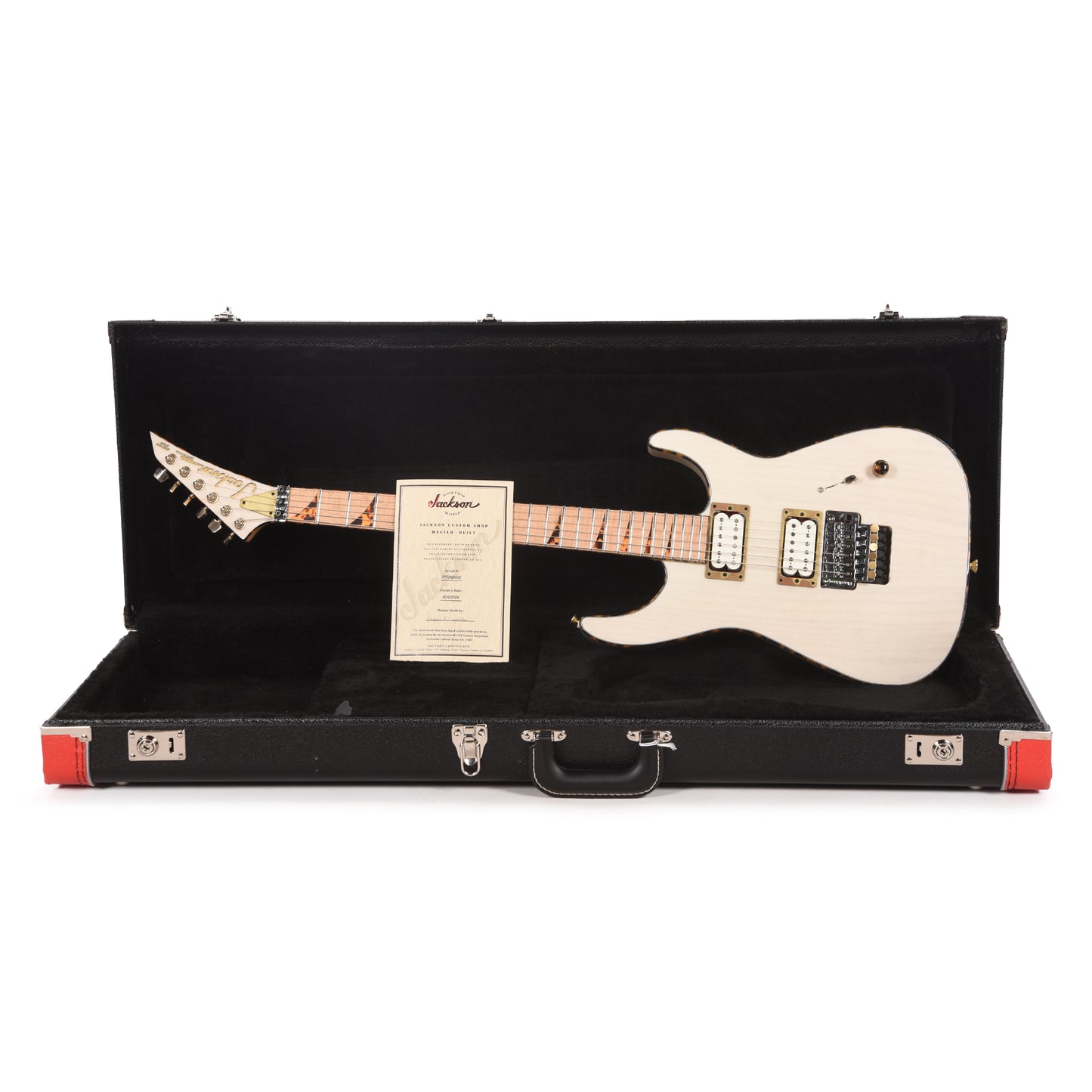 Jackson Custom Shop Soloist 2H FR White Blonde Master Built by Pasquale Campolattano Electric Guitars / Solid Body