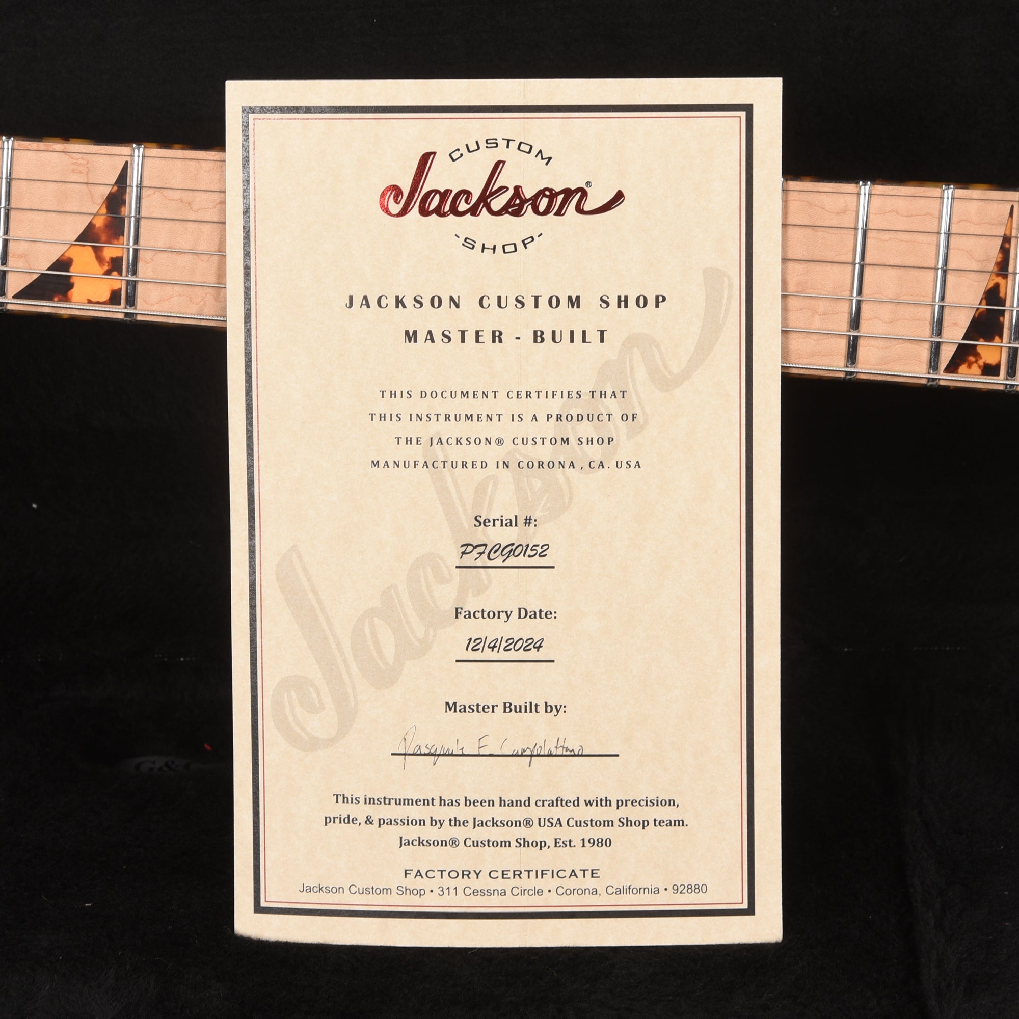 Jackson Custom Shop Soloist 2H FR White Blonde Master Built by Pasquale Campolattano Electric Guitars / Solid Body