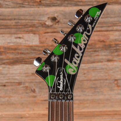 Jackson Custom Shop Soloist HS Green Polka Dot 2023 Electric Guitars / Solid Body