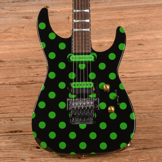 Jackson Custom Shop Soloist HS Green Polka Dot 2023 Electric Guitars / Solid Body