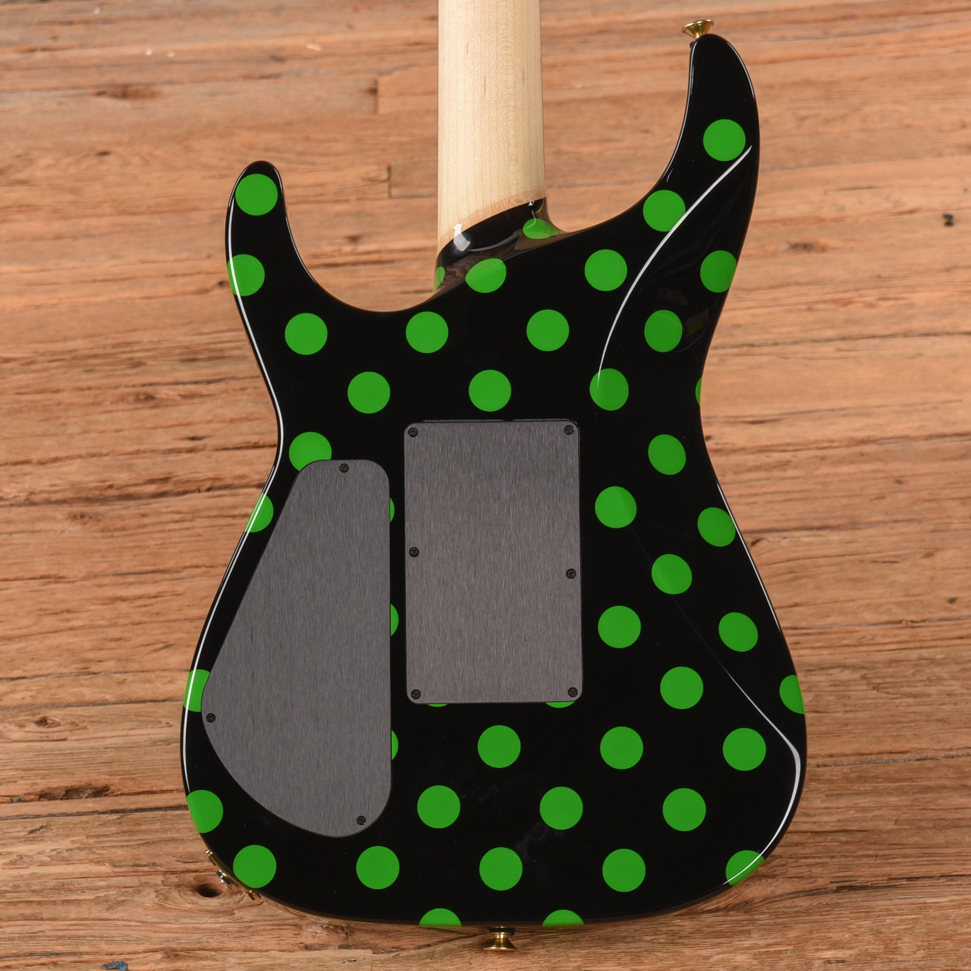 Jackson Custom Shop Soloist HS Green Polka Dot 2023 Electric Guitars / Solid Body