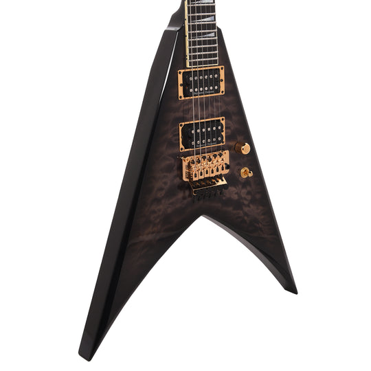 Jackson Custom Shop Special Edition King V Trans Black Burst w/Quilted Maple Top Electric Guitars / Solid Body
