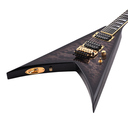 Jackson Custom Shop Special Edition King V Trans Black Burst w/Quilted Maple Top Electric Guitars / Solid Body