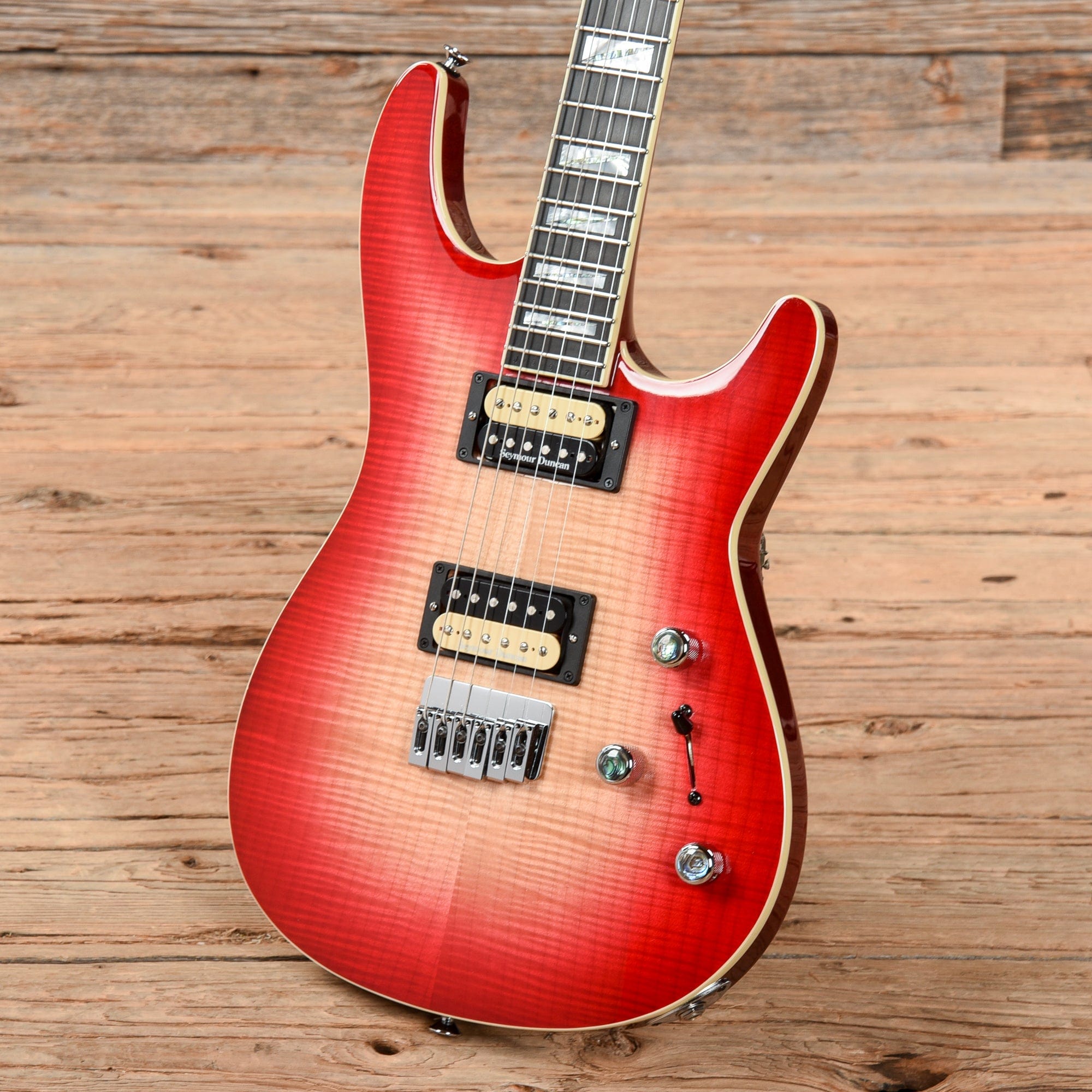 Jackson Custom Shop Stratocaster Style Cherry Burst Electric Guitars / Solid Body