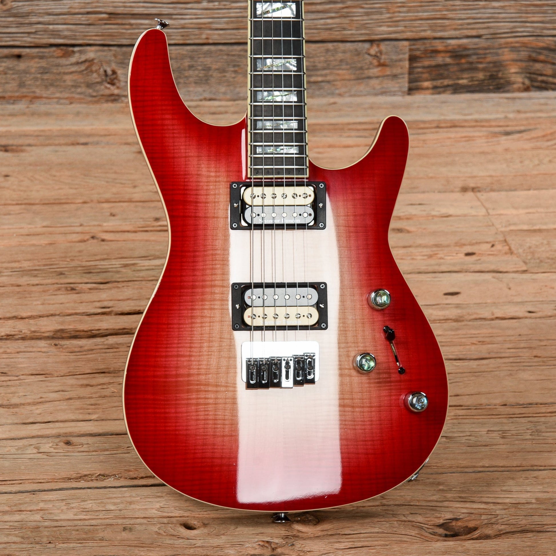 Jackson Custom Shop Stratocaster Style Cherry Burst Electric Guitars / Solid Body