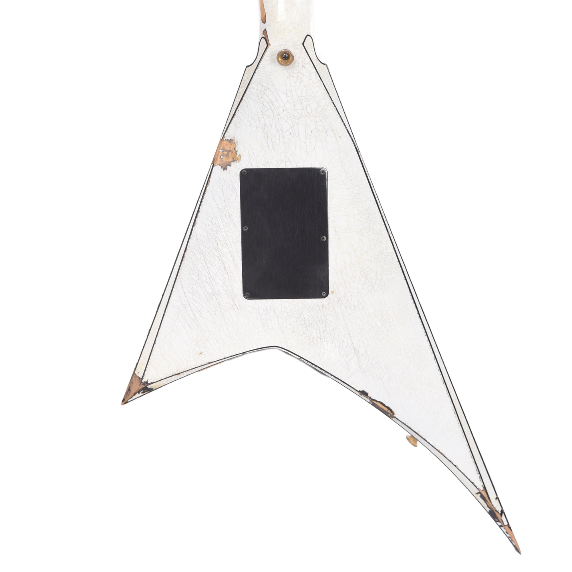 Jackson Custom Shop USA Rhoads White with Black Pinstripes Masterbuilt by Big Rob Knowles (One-of-a-Kind) Electric Guitars / Solid Body