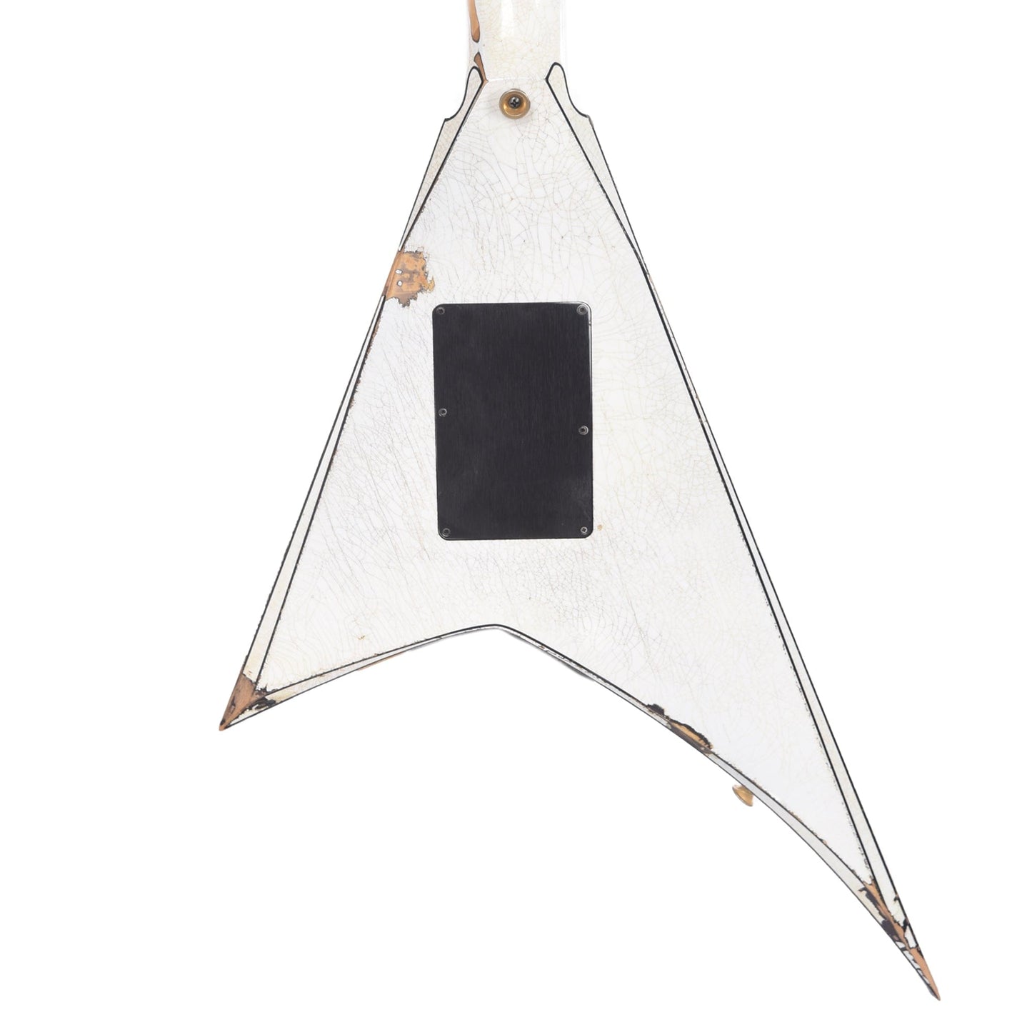 Jackson Custom Shop USA Rhoads White with Black Pinstripes Masterbuilt by Big Rob Knowles (One-of-a-Kind) Electric Guitars / Solid Body