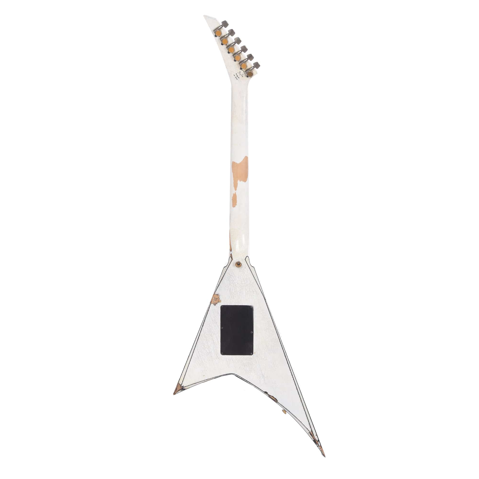 Jackson Custom Shop USA Rhoads White with Black Pinstripes Masterbuilt by Big Rob Knowles (One-of-a-Kind) Electric Guitars / Solid Body