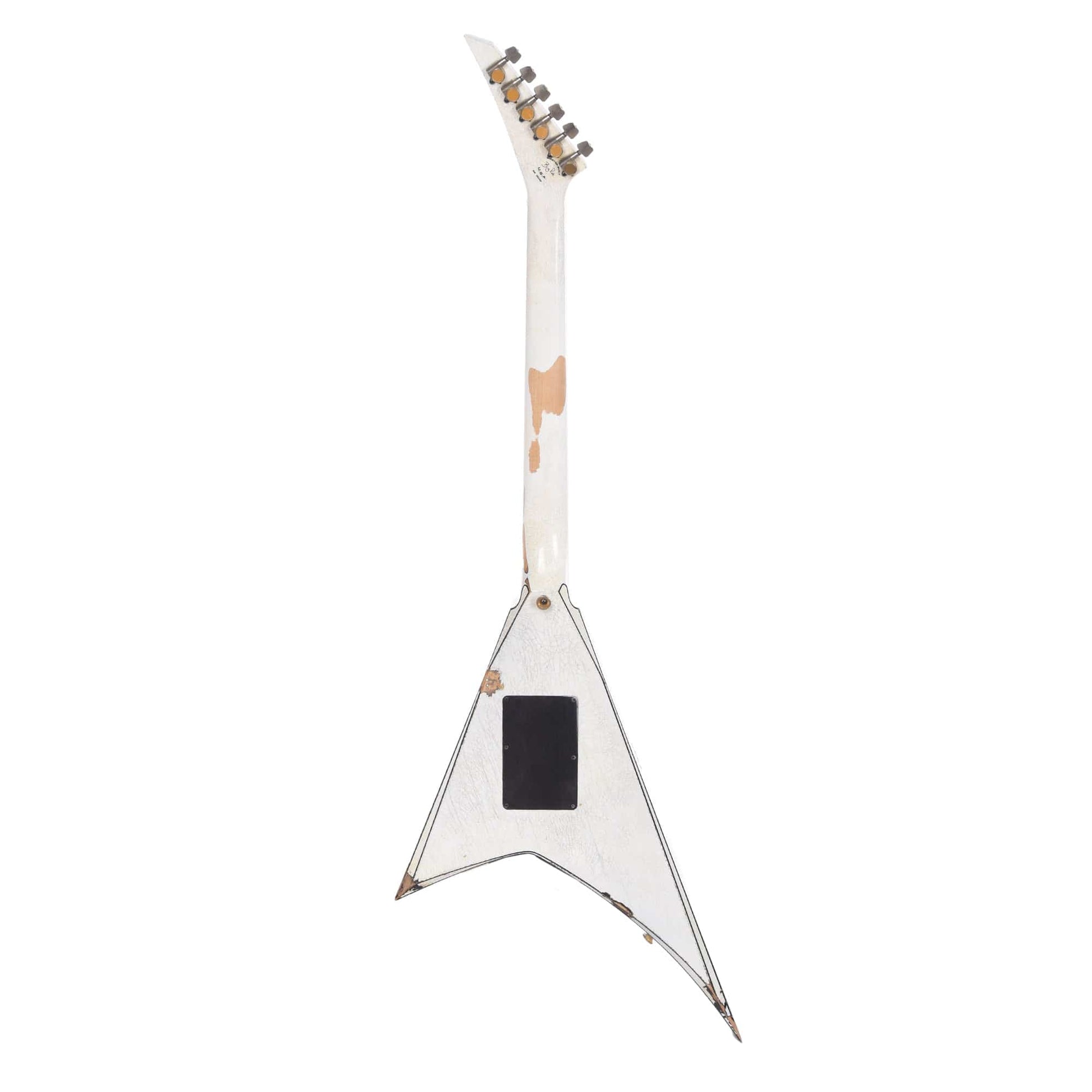 Jackson Custom Shop USA Rhoads White with Black Pinstripes Masterbuilt by Big Rob Knowles (One-of-a-Kind) Electric Guitars / Solid Body