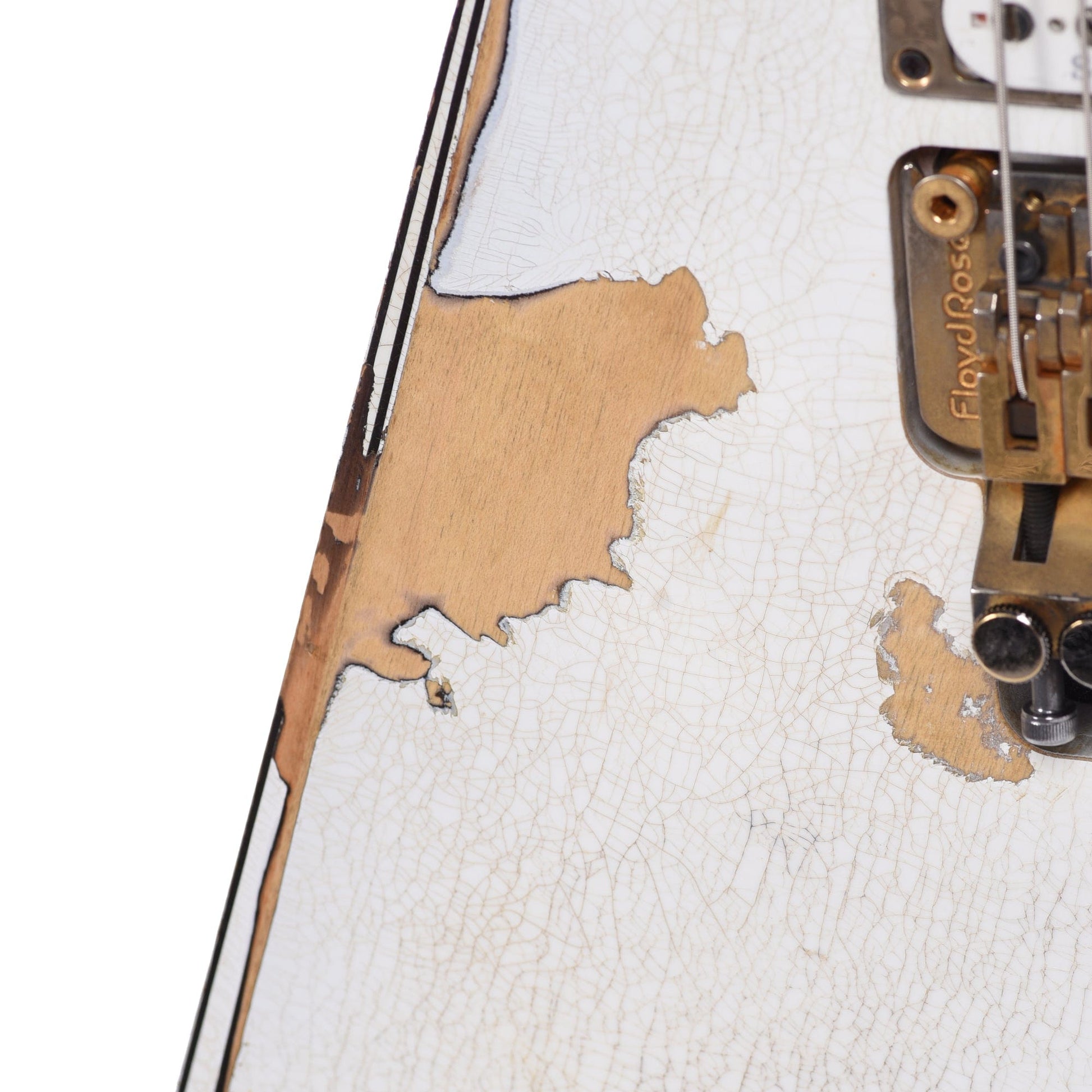 Jackson Custom Shop USA Rhoads White with Black Pinstripes Masterbuilt by Big Rob Knowles (One-of-a-Kind) Electric Guitars / Solid Body