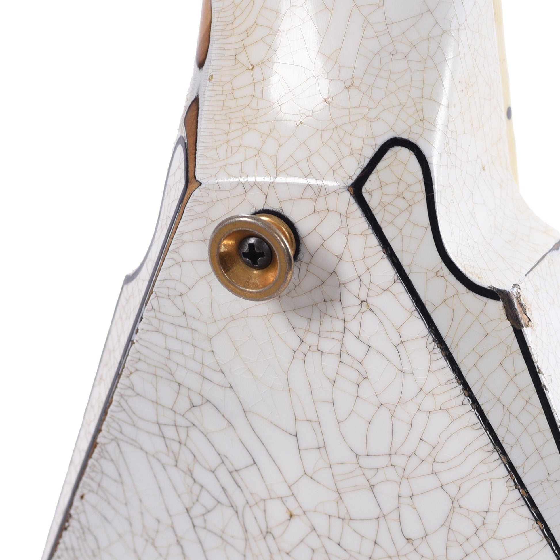 Jackson Custom Shop USA Rhoads White with Black Pinstripes Masterbuilt by Big Rob Knowles (One-of-a-Kind) Electric Guitars / Solid Body