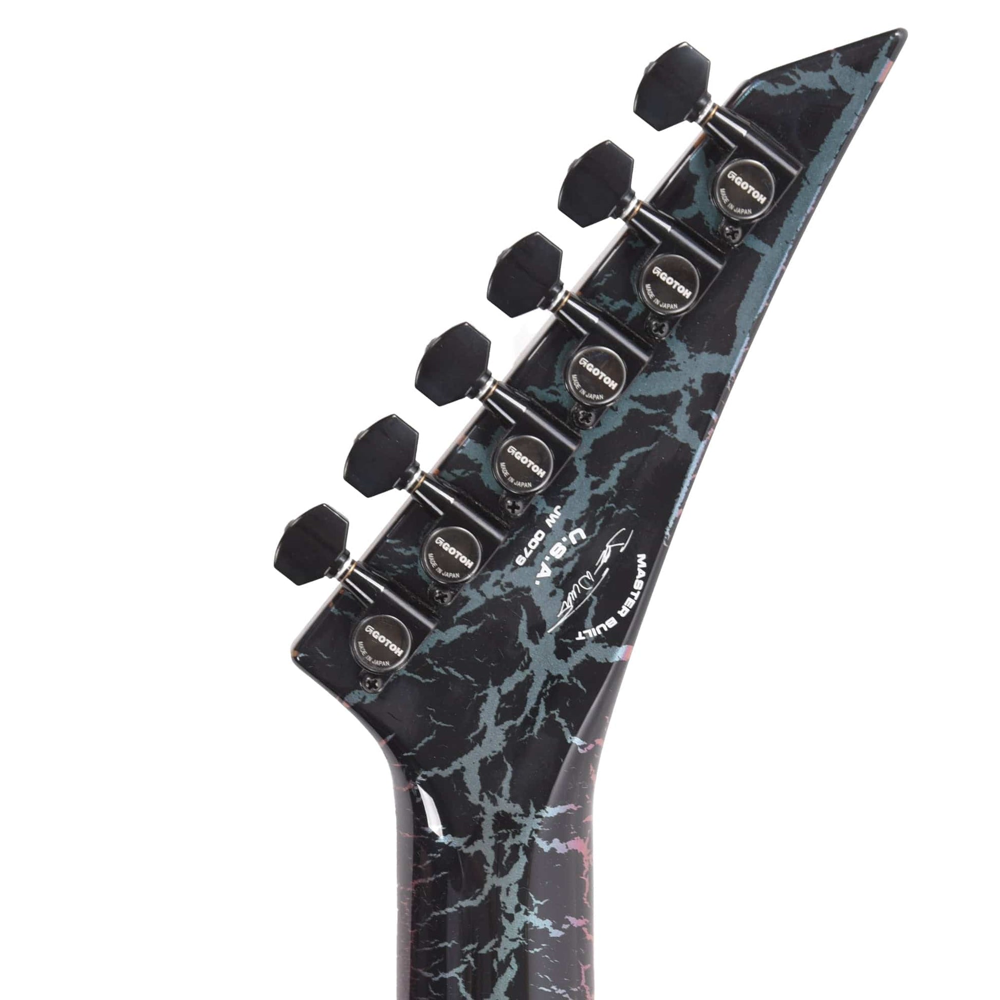 Jackson Custom Shop USA Roswell Rhoads Cyan/Magenta Interference Masterbuilt by "Metal" Joe Williams (One-of-a-Kind) Electric Guitars / Solid Body