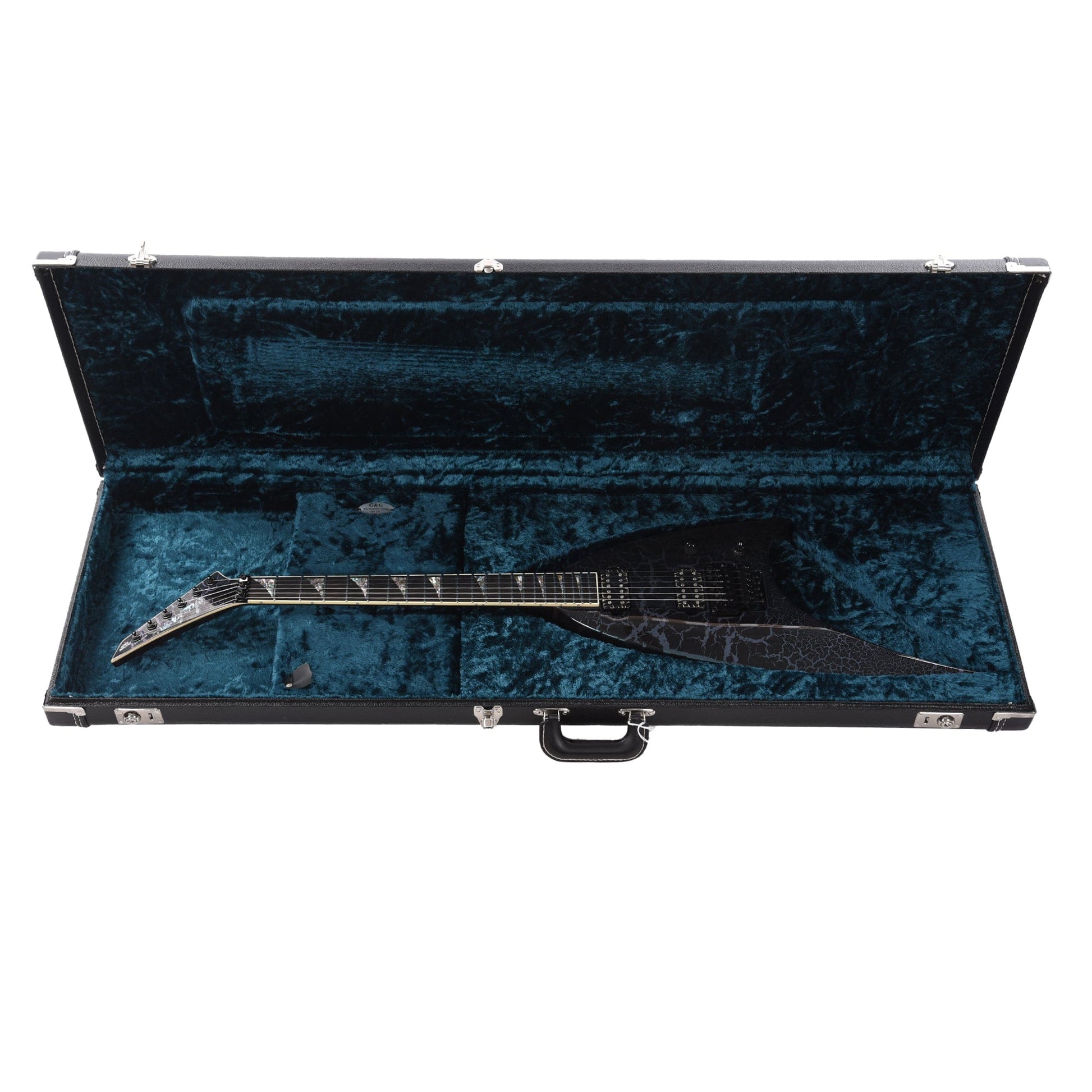 Jackson Custom Shop USA Roswell Rhoads Cyan/Magenta Interference Masterbuilt by "Metal" Joe Williams (One-of-a-Kind) Electric Guitars / Solid Body