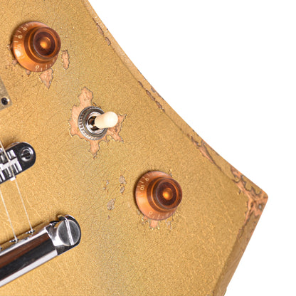 Jackson Custom Shop USA Special Edition Kelly Nitro-Relic Tour Gold Top Electric Guitars / Solid Body
