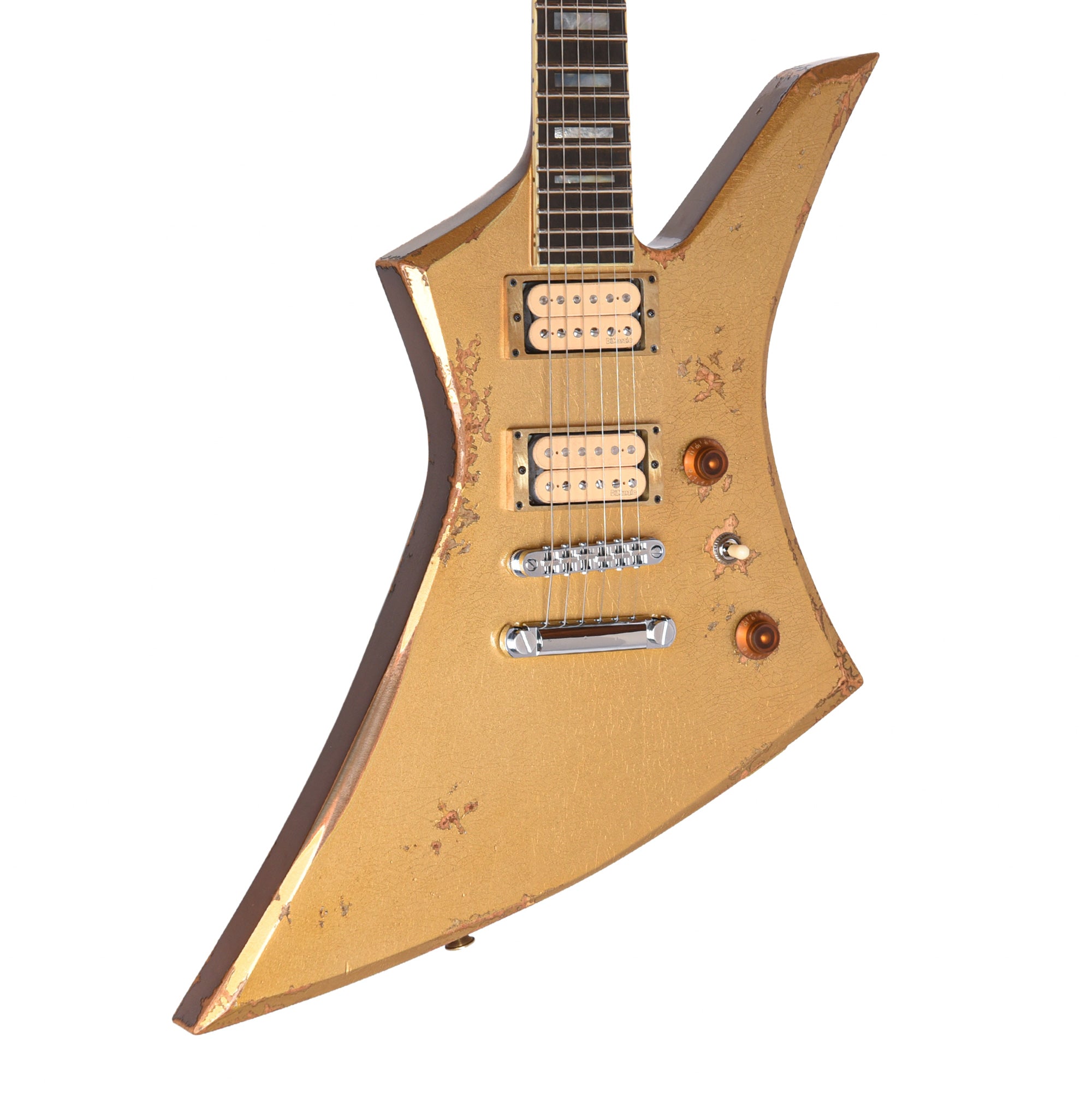 Jackson Custom Shop USA Special Edition Kelly Nitro-Relic Tour Gold Top Electric Guitars / Solid Body