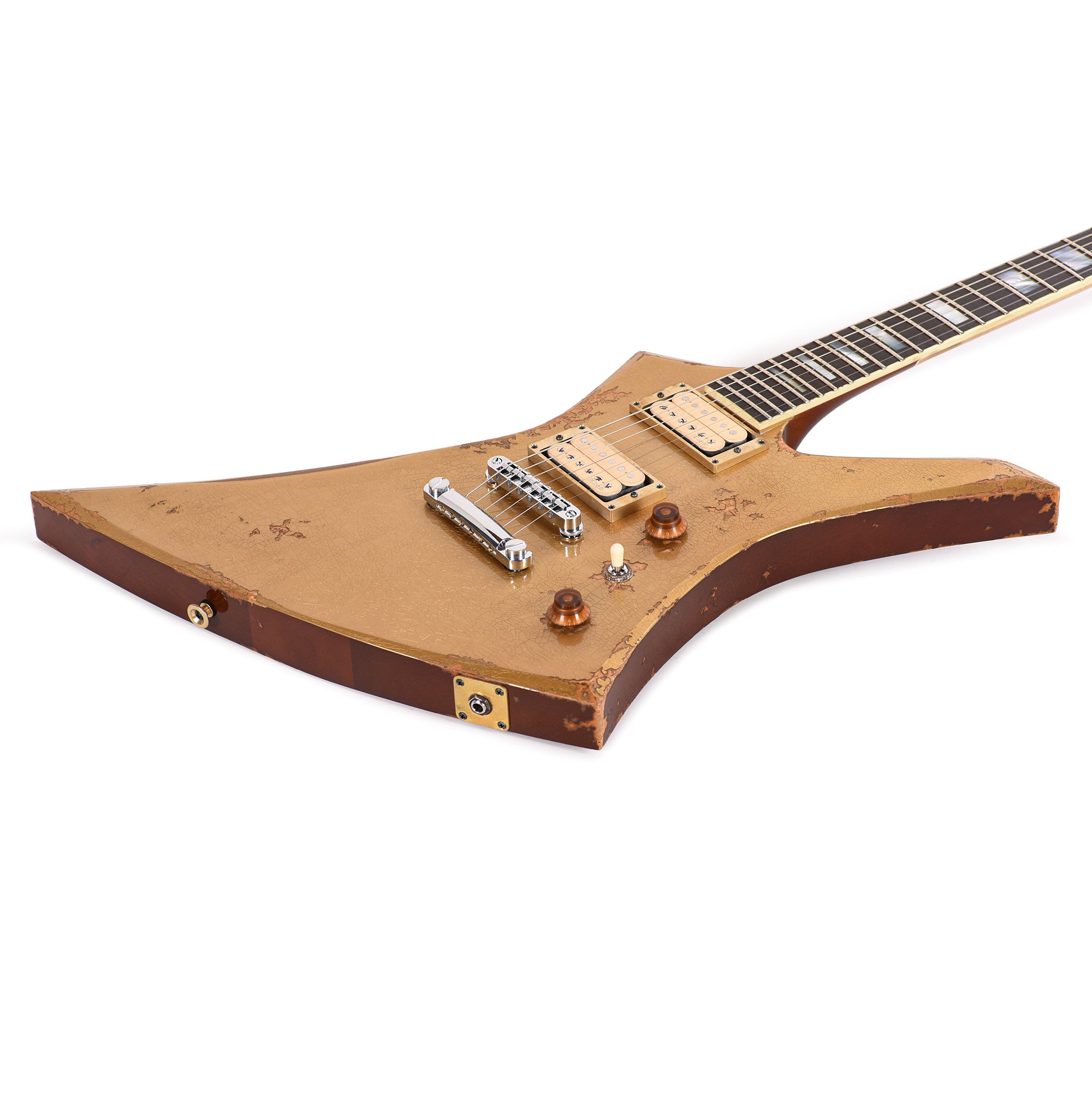 Jackson Custom Shop USA Special Edition Kelly Nitro-Relic Tour Gold Top Electric Guitars / Solid Body