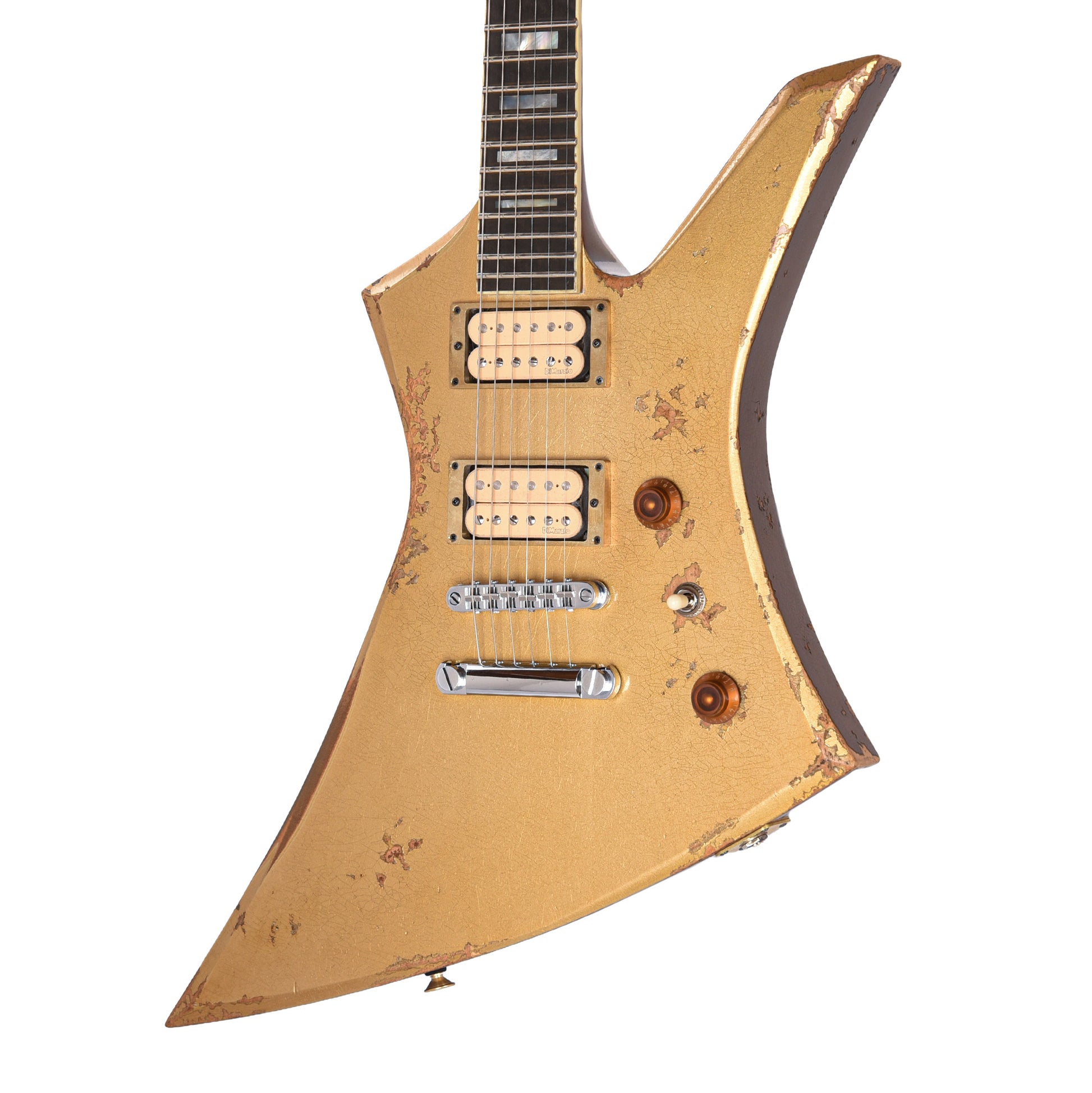Jackson Custom Shop USA Special Edition Kelly Nitro-Relic Tour Gold Top Electric Guitars / Solid Body